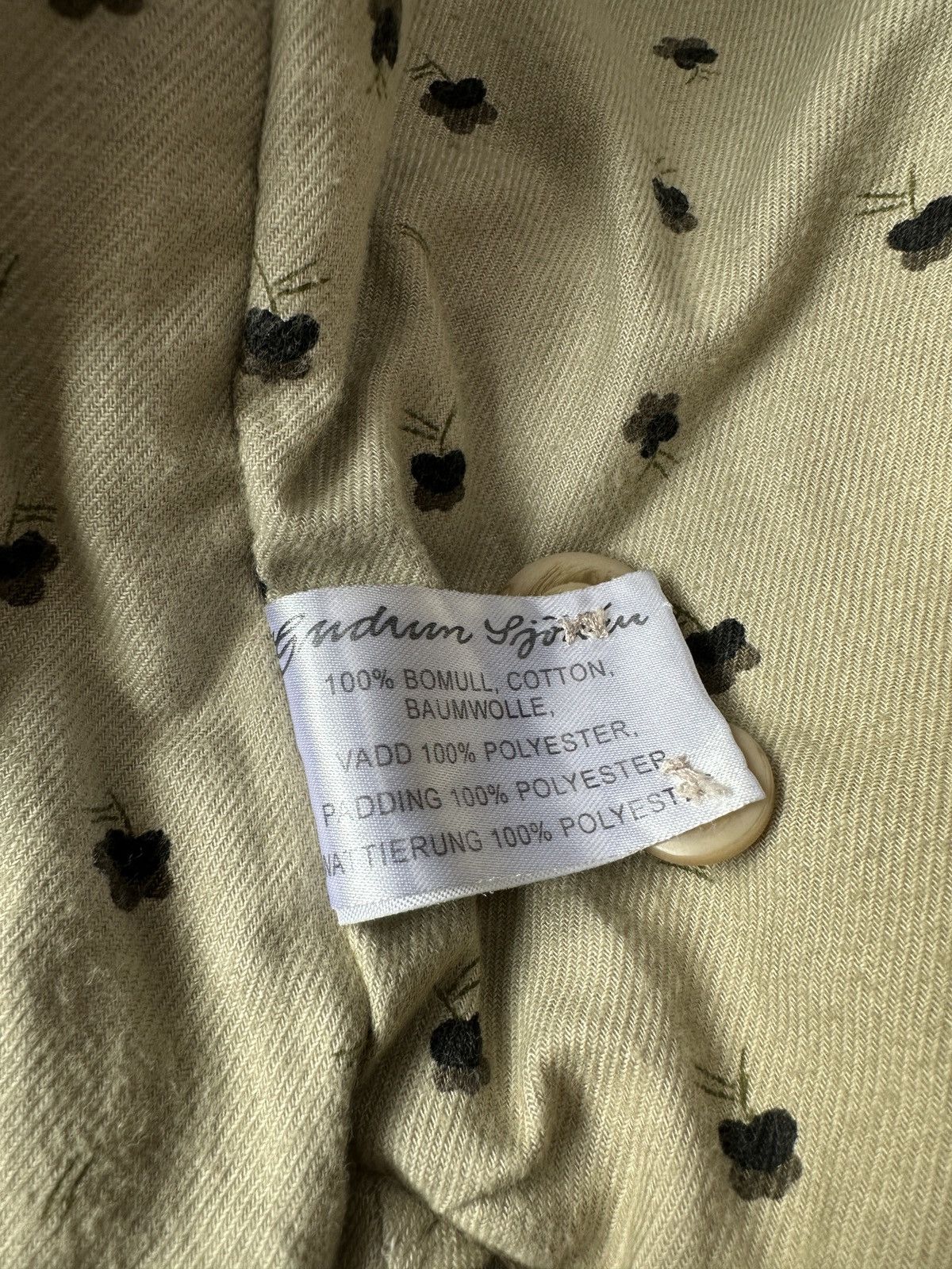 Gudrun Sjoden Vintage GUDRUN SJODEN Flower Jacket Hooded size S Size S / US 4 / IT 40 - 16 Thumbnail
