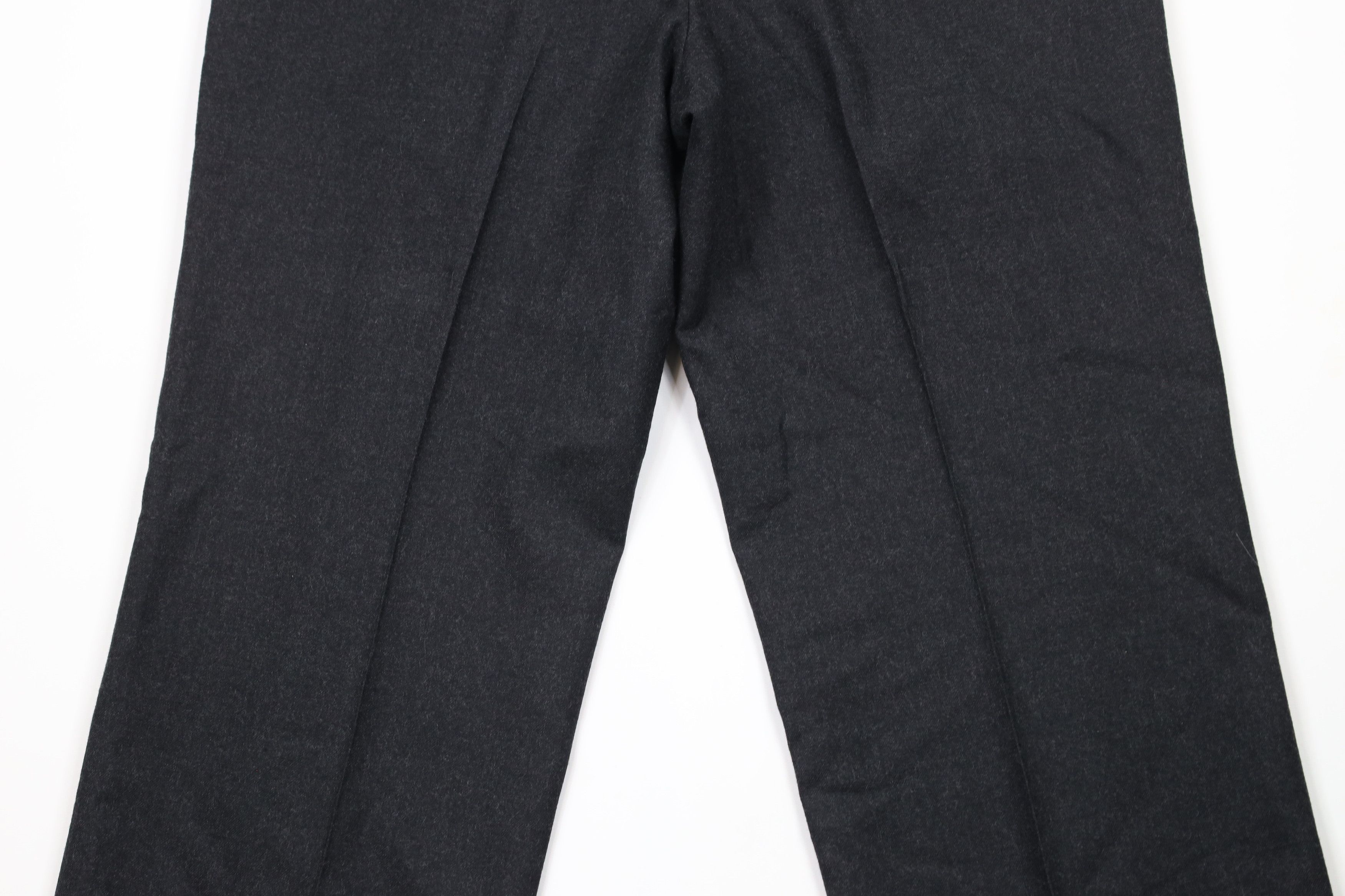Vintage Vintage 90s Streetwear Wool Wide Leg Pants Charcoal Gray Size US 36 / EU 52 - 9 Thumbnail