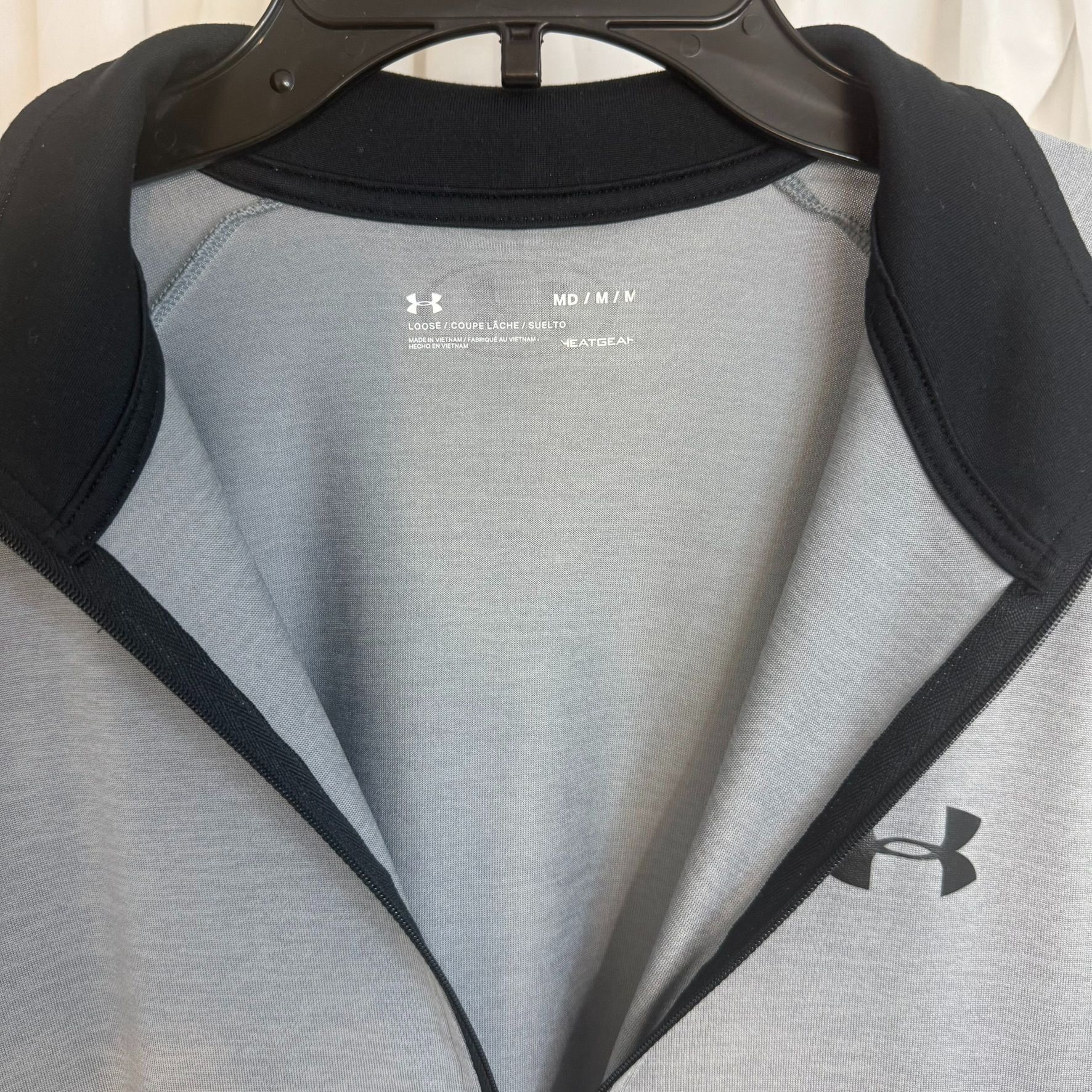 Under Armour Under Armour Mens Gray 1/4 Zip Long Sleeve Athletic Pullover Size US M / EU 48-50 / 2 - 3 Thumbnail