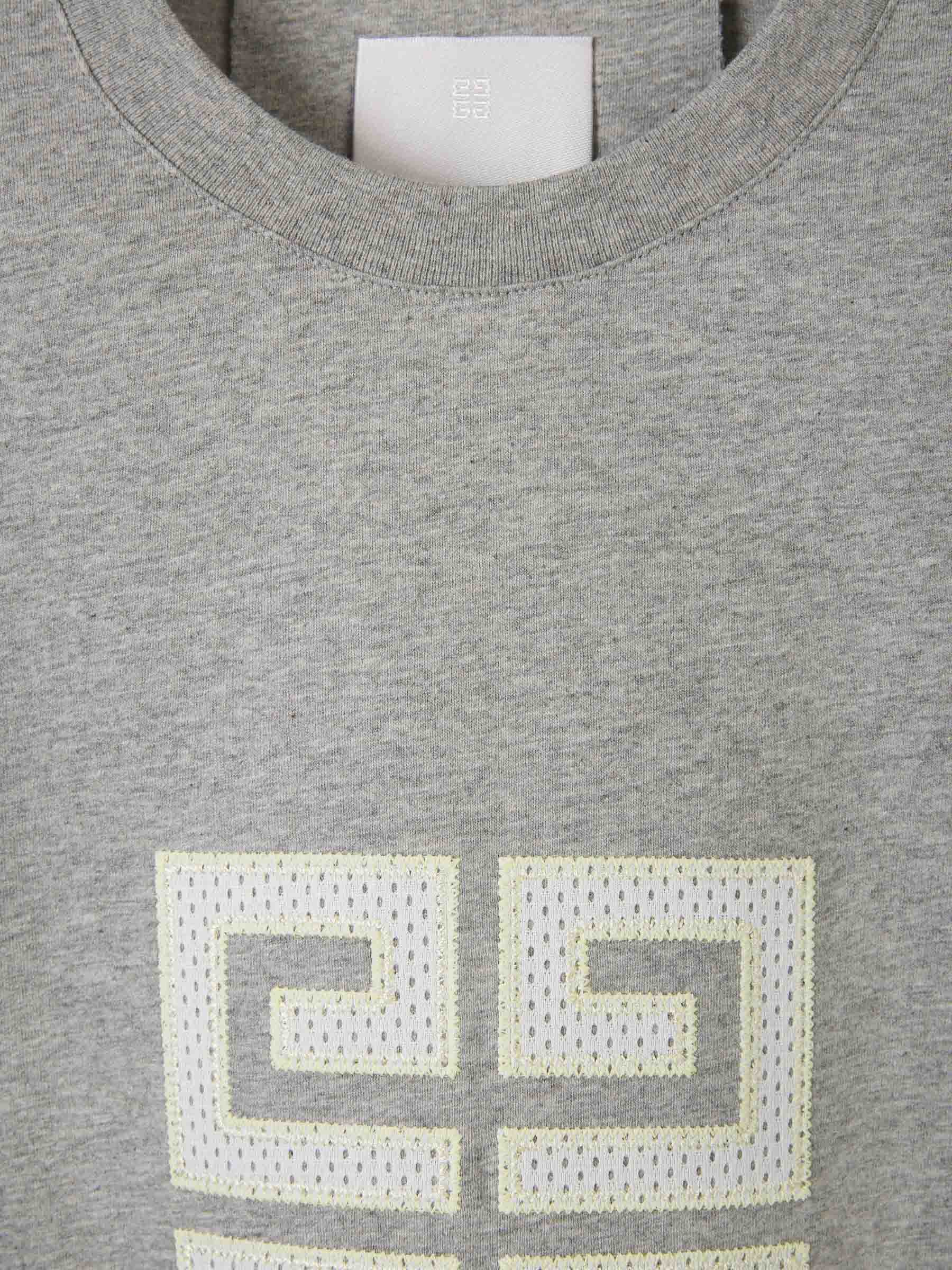 Givenchy o1w1db10325 New Studio Fit T-Shirt in Grey Size US L / EU 52-54 / 3 - 3 Thumbnail