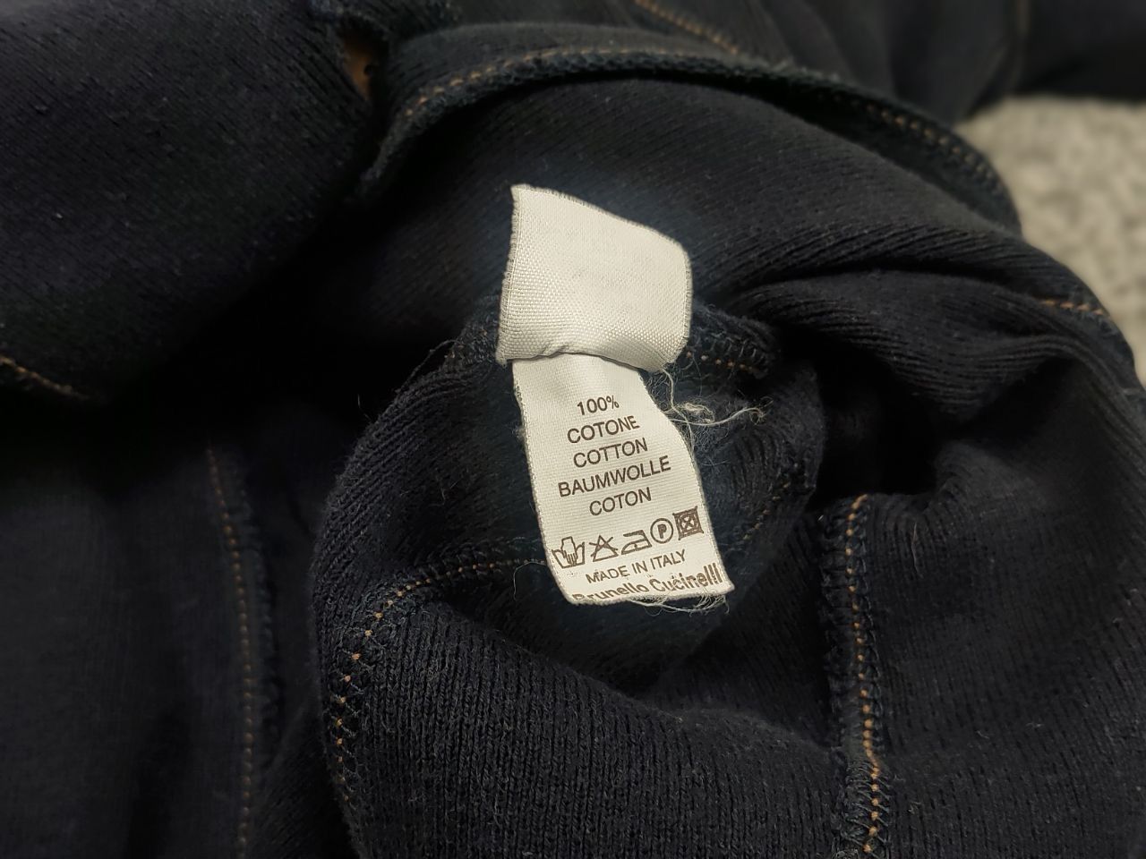Brunello Cucinelli Brunello Cucinelli premium design classic Cotton Navy Blazer Size XL / US 12-14 / IT 48-50 - 19 Thumbnail