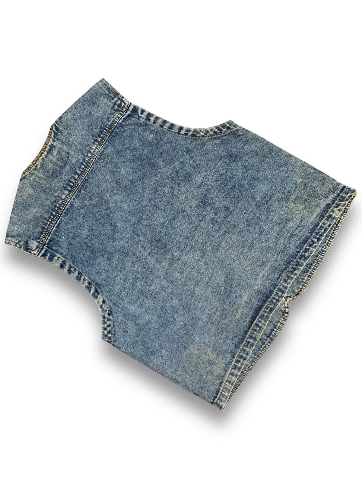 Hysteric Glamour Vintage Japanese Manx Tactical Biker/Trucker Denim Vest Size US M / EU 48-50 / 2 - 4 Thumbnail