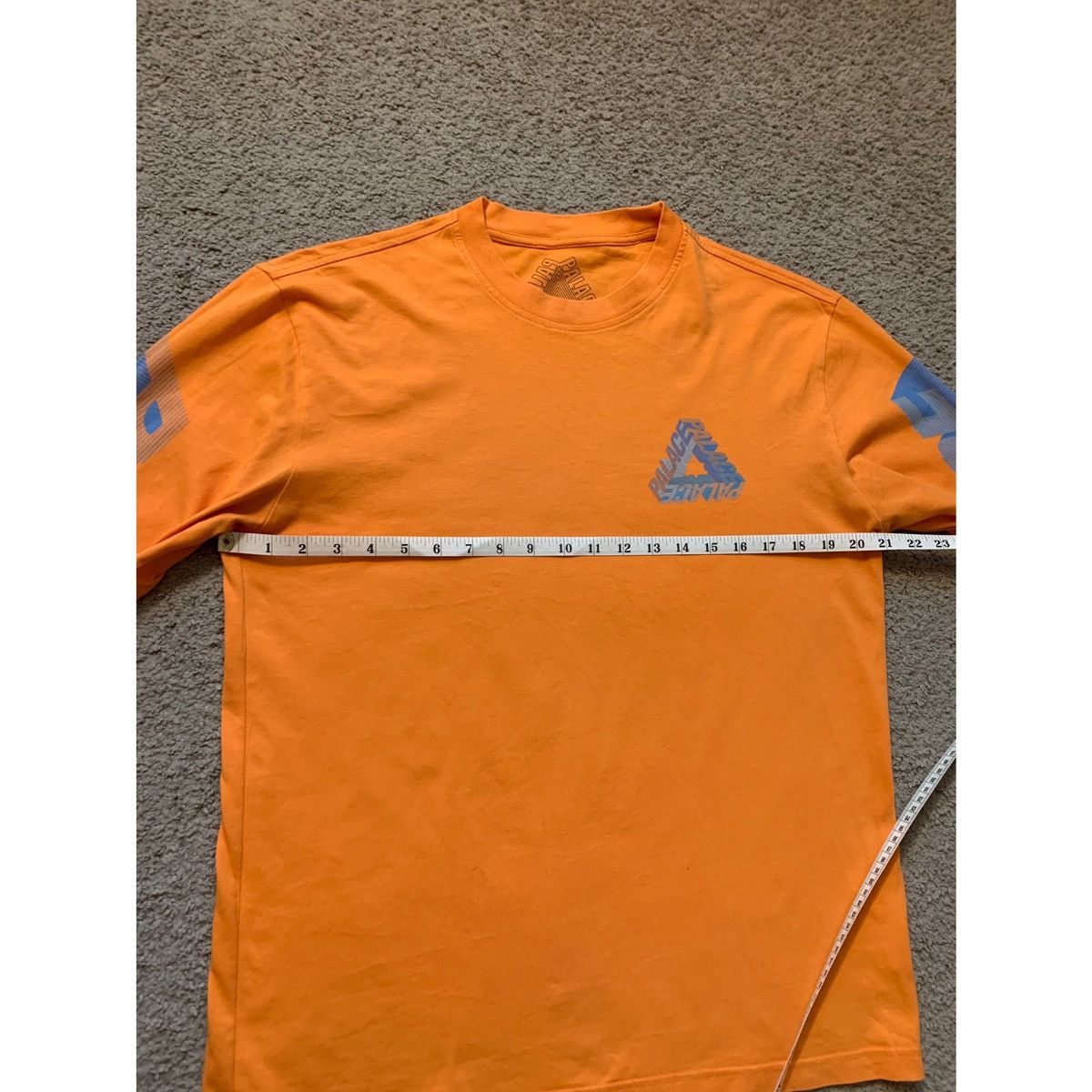 Palace PALACE ORANGE 3-D LOGO LS T-SHIRT Size US M / EU 48-50 / 2 - 18 Thumbnail