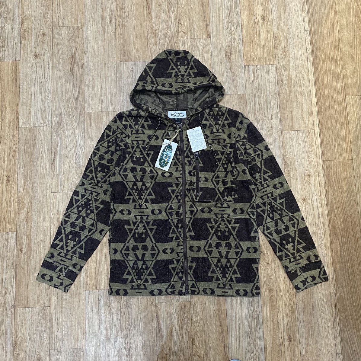 Manastash 2000s New With Tag Manastash Navajo Zip up Hoodie Size US M / EU 48-50 / 2 - 1 Thumbnail