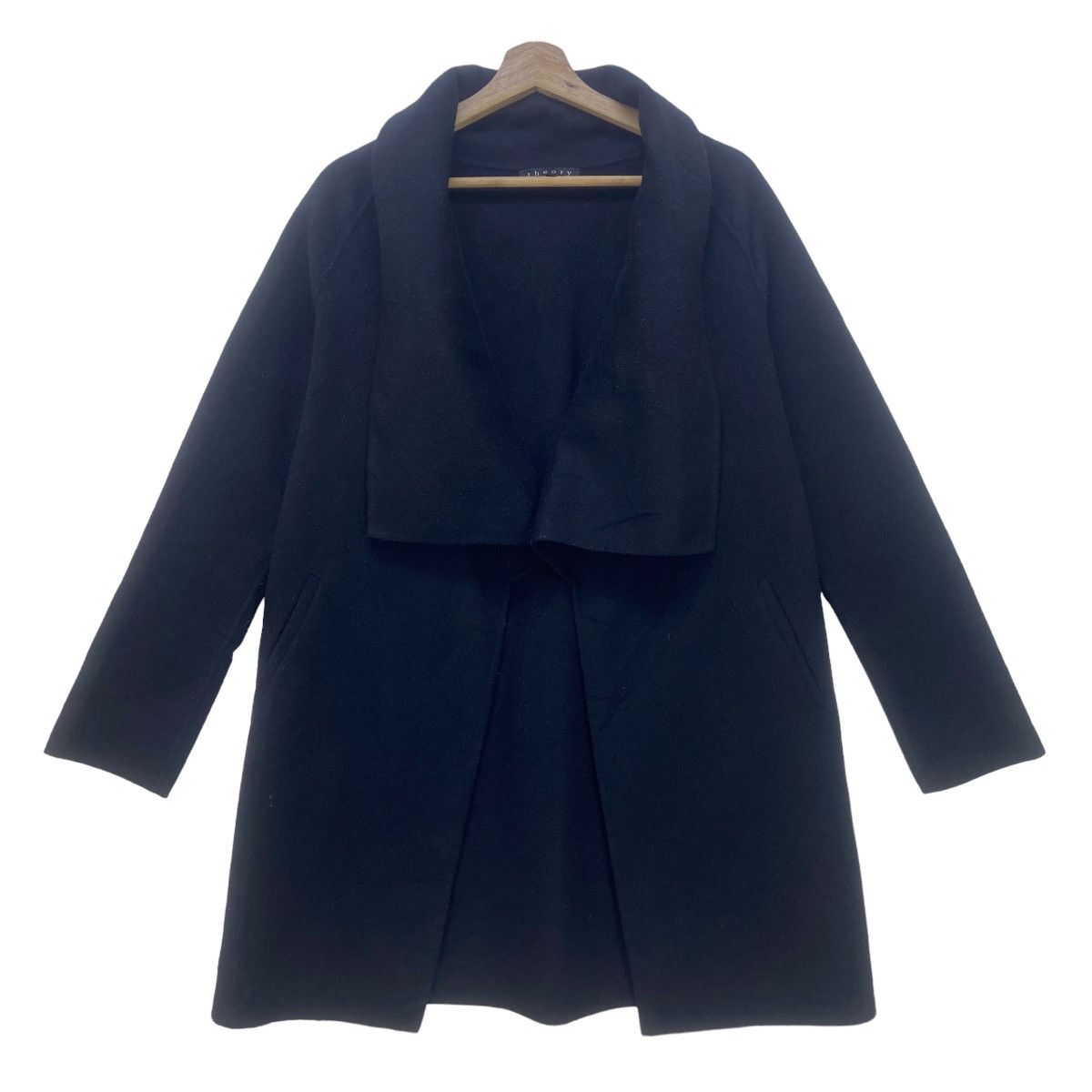 Theory Buttonless Wool Jacket