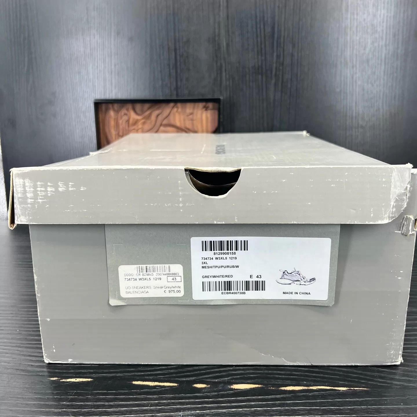 Balenciaga Balenciaga 3XL Gray 43 Near New Size US 10 / EU 43 - 9 Thumbnail