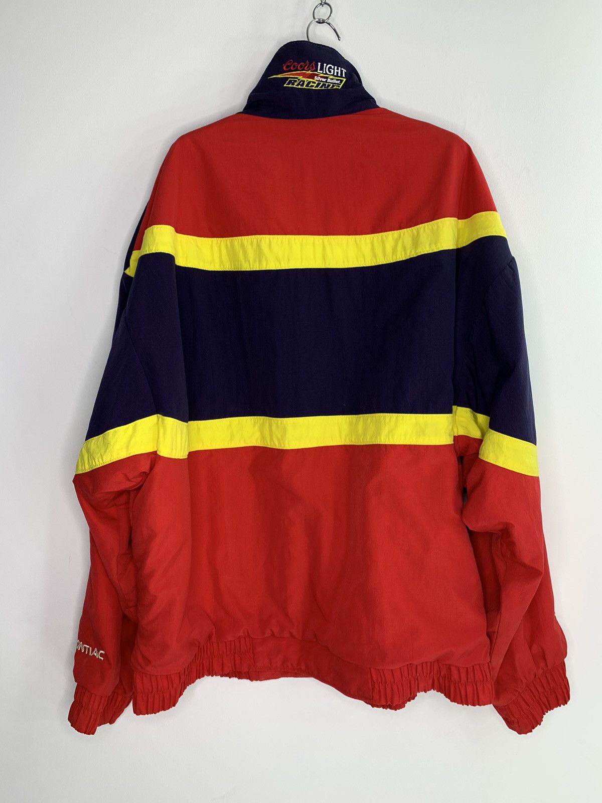 NASCAR × Vintage NASCAR Coors Light Racing Silver Bullet Sabco Team Jacket Size US XL / EU 56 / 4 - 2 Thumbnail