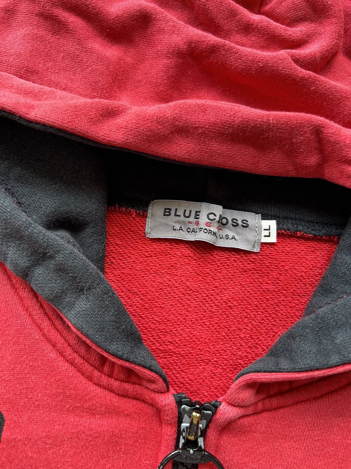 Japanese Brand Japanese Blue Cross Poem Zip Hoodie Size US L / EU 52-54 / 3 - 8 Thumbnail