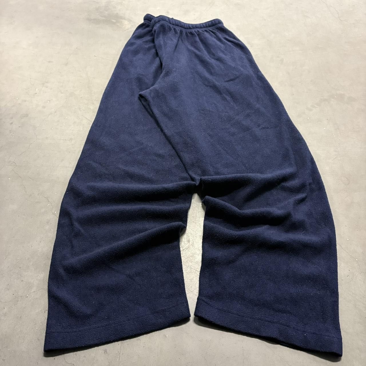 Vintage Crazy Vintage Y2K/2000s Baggy Navy Blue Loungewear Sweatpants! Size US 32 / EU 48 - 4 Thumbnail