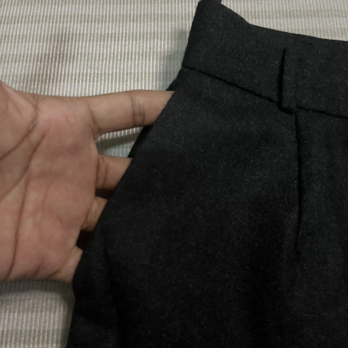 Chanel Vintage 1998 Chanel 98A Wool Cashmere Silk High Waist Pants Size 26" / US 2 / IT 38 - 9 Thumbnail