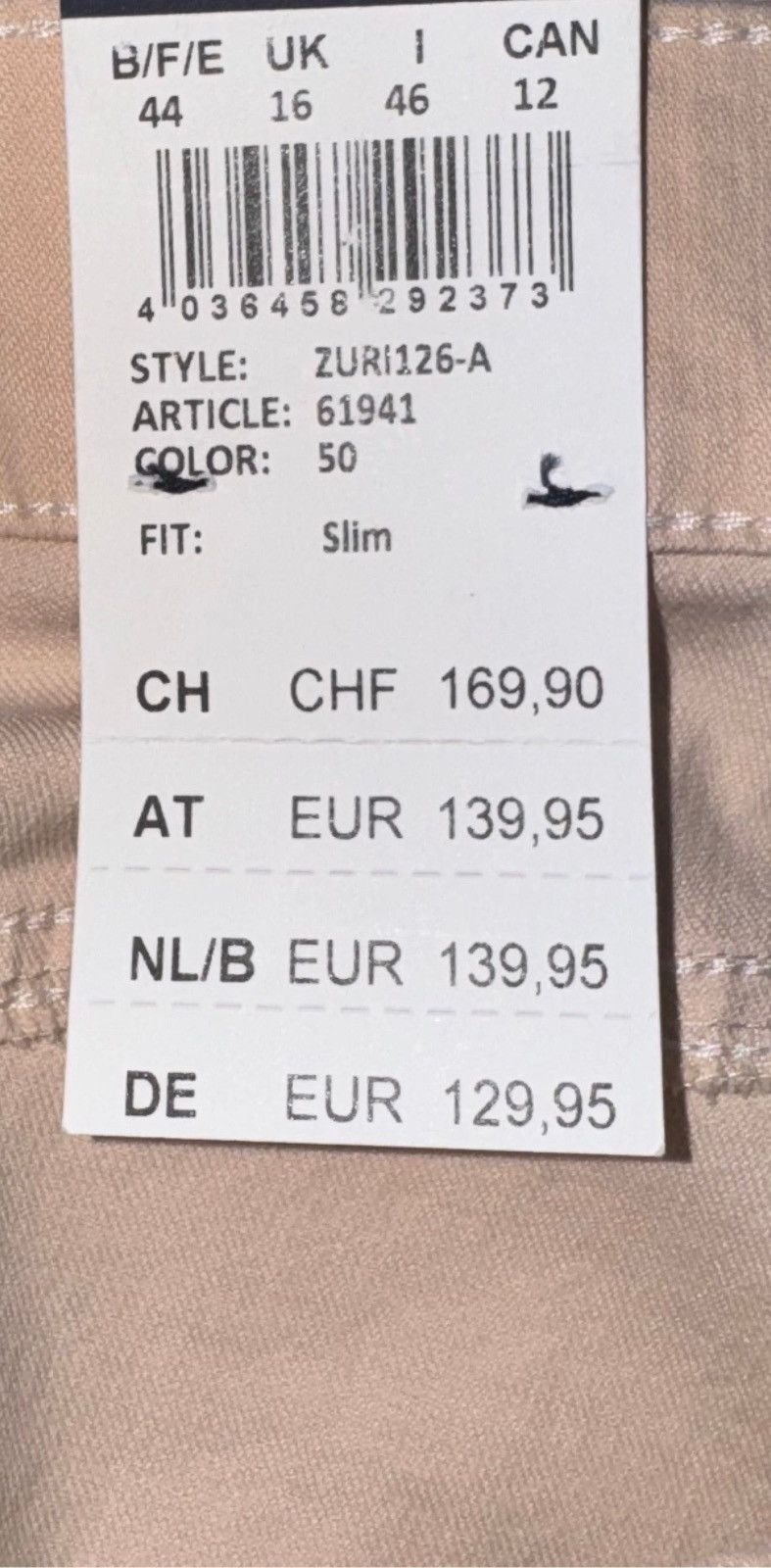 Gardeur Greur Size 34" / US 12 / IT 48 - 2 Thumbnail