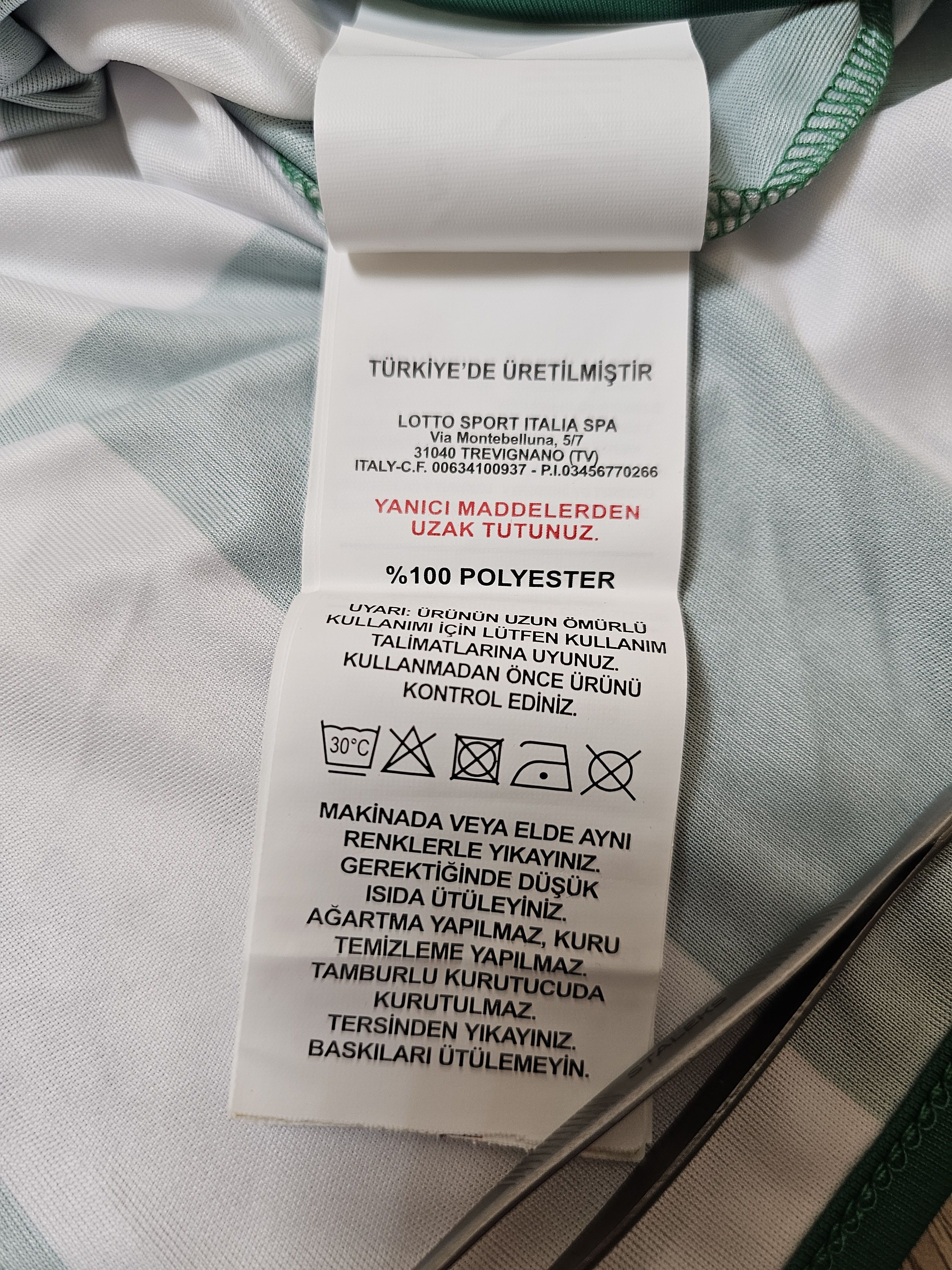 Lotto Sport KONYASPOR 2019 2020 HOME FOOTBALL SHIRT SOCCER JERSEY Size US M / EU 48-50 / 2 - 8 Thumbnail