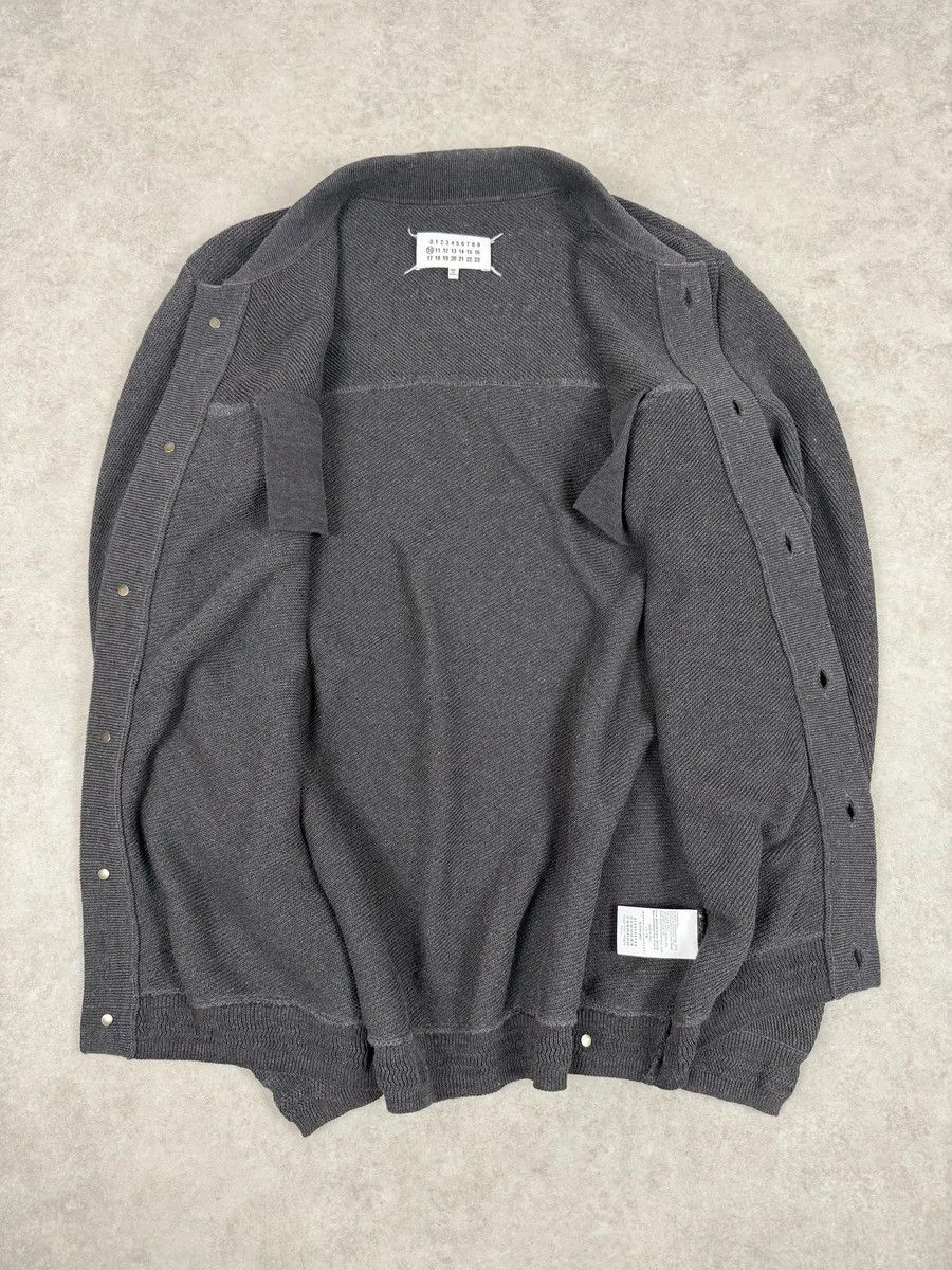 Maison Margiela AW2012 Maison Margiela Anthracite Grey Signature Buttoned Cardigan Jacket Size US M / EU 48-50 / 2 - 6 Thumbnail
