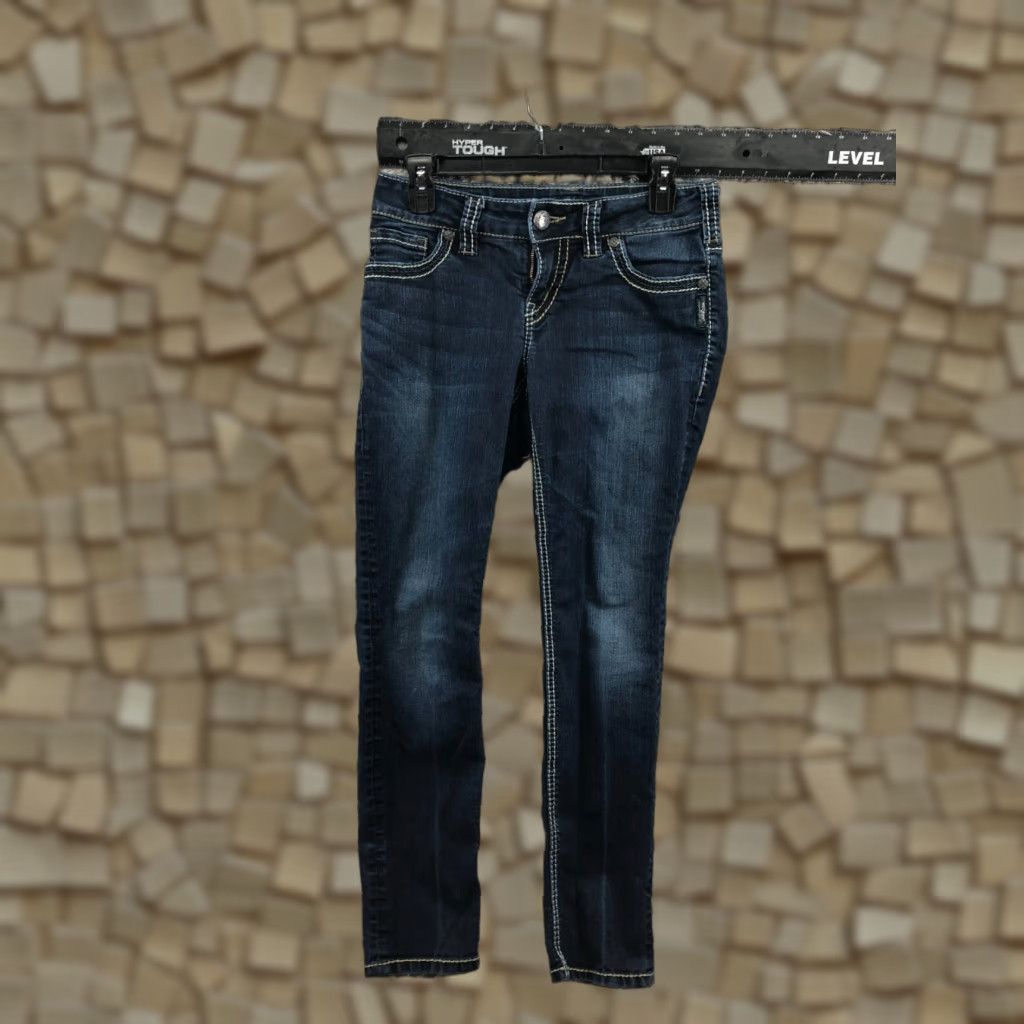 Silver Jeans Co. Silver Jeans Sukie Skinny Jeans Womens 28x29 Blue Medium Wash Flaw Size 28" / US 6 / IT 42 - 1 Thumbnail