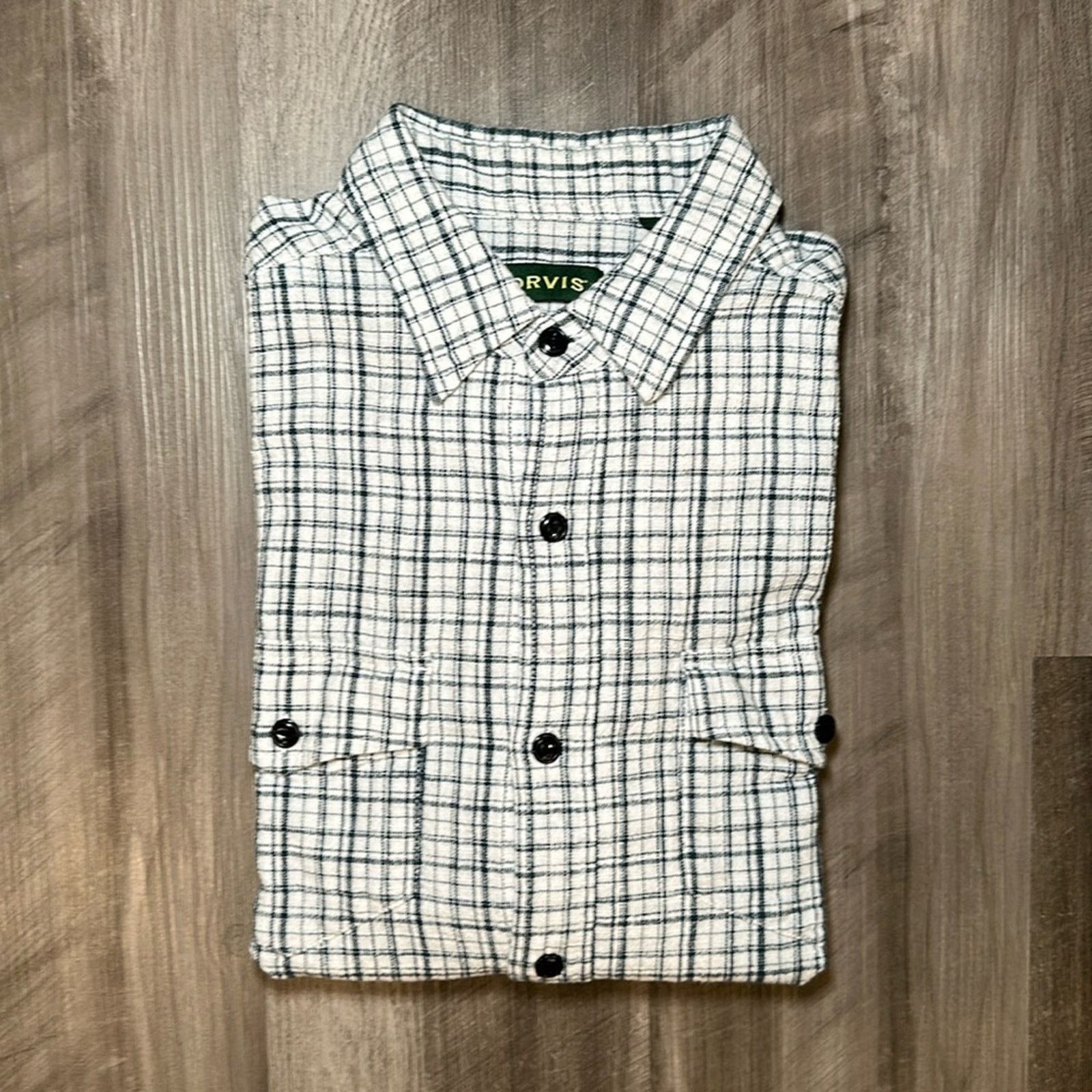 Orvis Orvis Cotton Gauze Long Sleeve Button Down - Medium Size US M / EU 48-50 / 2 - 1 Thumbnail