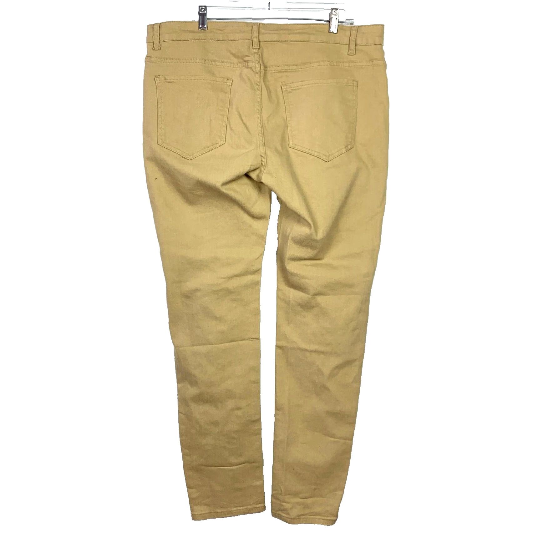 Shein Shein Khaki Pants X Graphic Skull Tan 36 Men Slim Inseam 31 Size US 36 / EU 52 - 3 Thumbnail