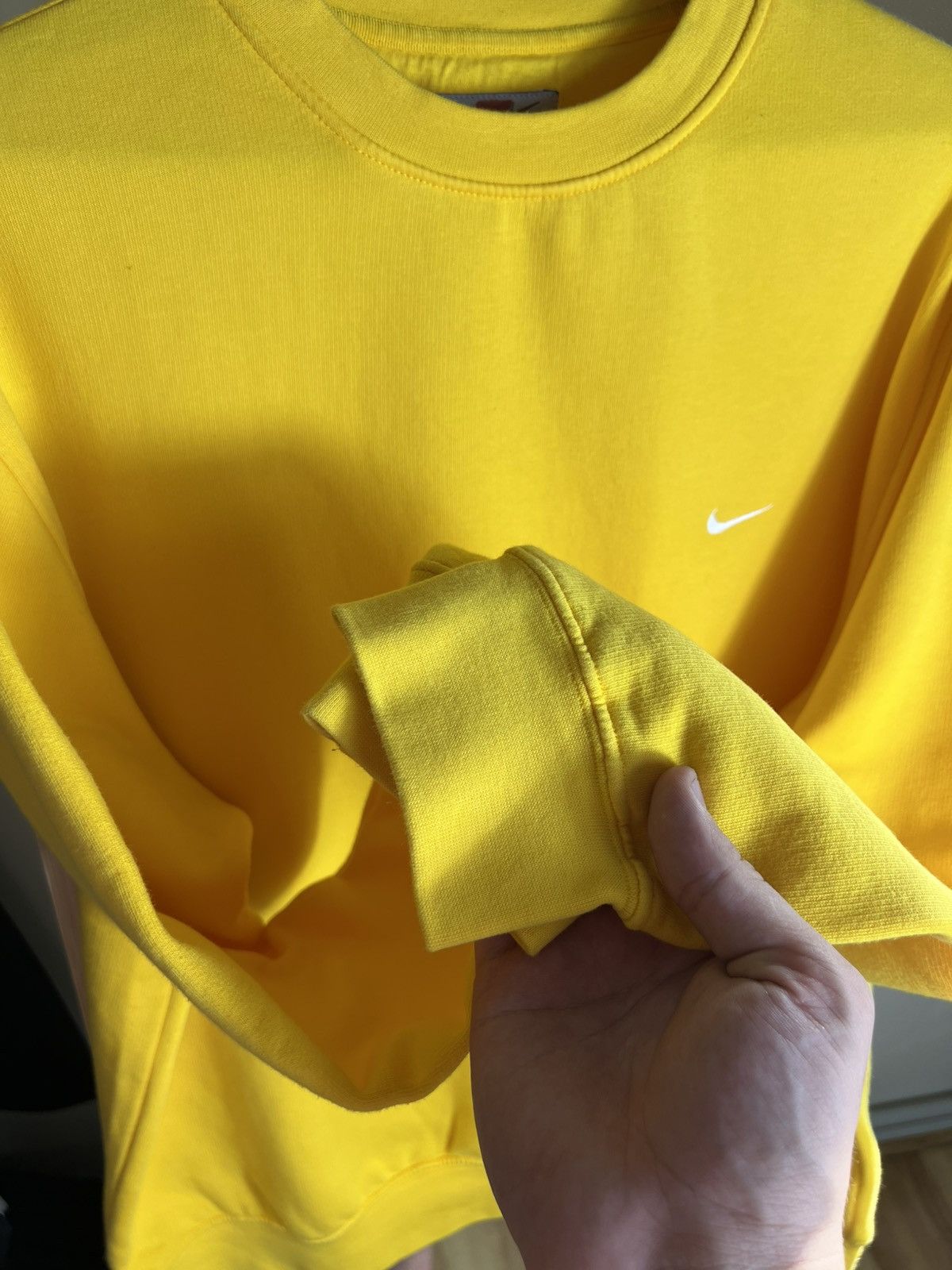 Nike Nike L Vintage Sweatshirt Swoosh Check Y2K Men’s Size US L / EU 52-54 / 3 - 6 Thumbnail