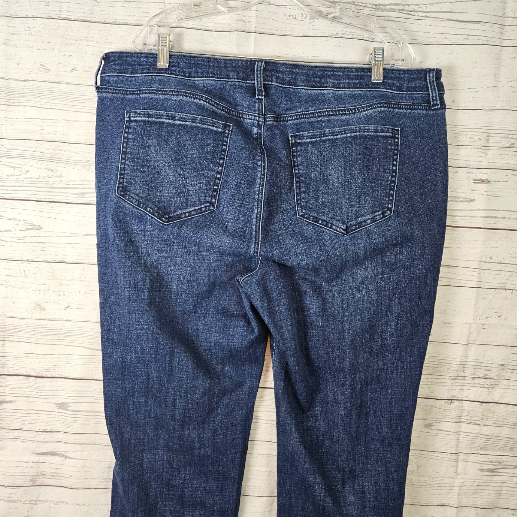 NYDJ NYDJ Jeans Ankle Womens 18W Plus Size Blue 18W High Rise Medium Wash Denim Cotton Blend Size 40" / US 18 - 4 Thumbnail