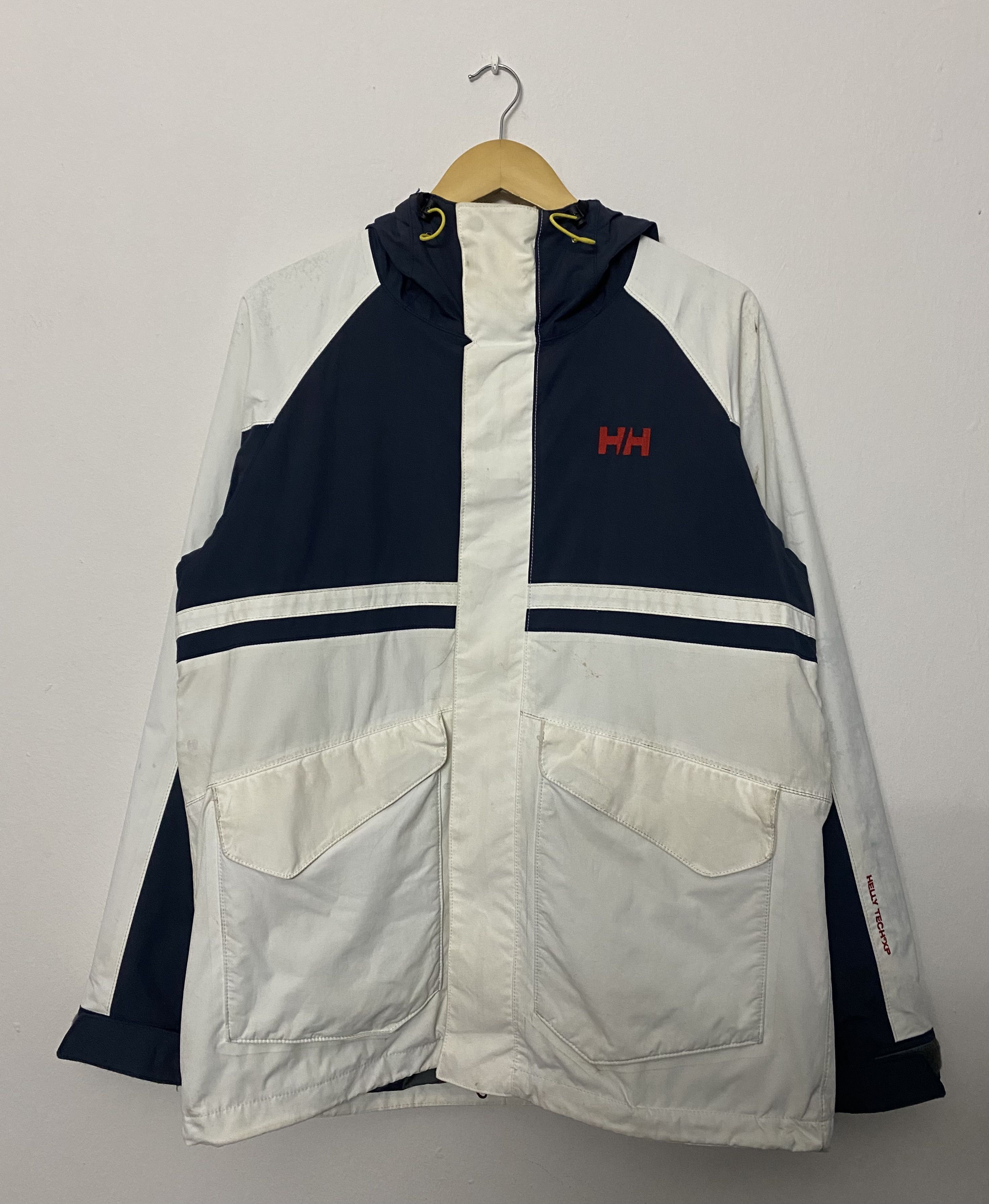Helly Hansen Vtg Helly Hansen Navy and White Windbreaker Jacket Size US M / EU 48-50 / 2 - 1 Thumbnail