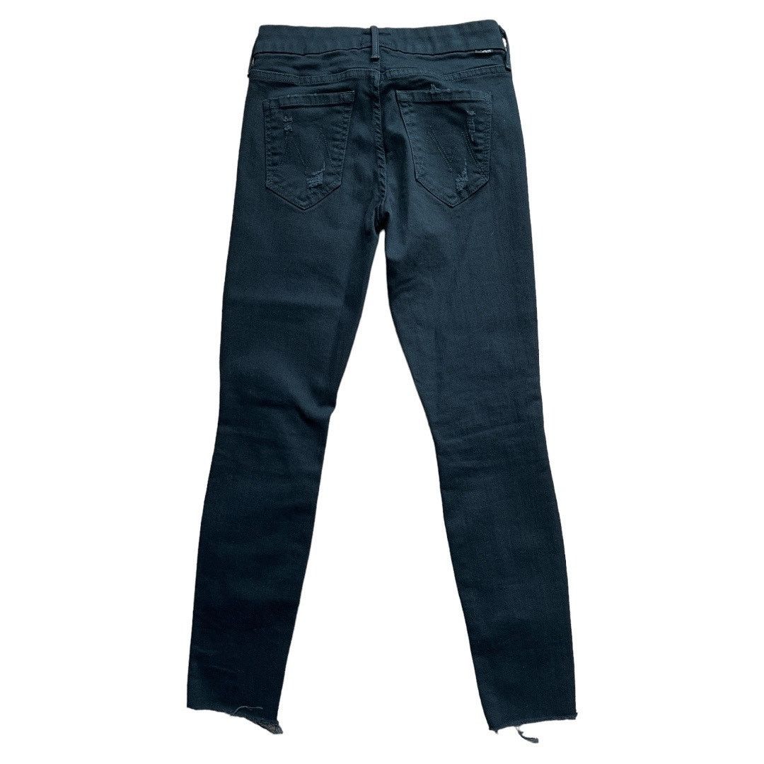 MOTHER MOTHER Black Mid-Rise Skinny Leg Jeans, XS/US24 Size 24" / US 00 / IT 34 - 4 Thumbnail