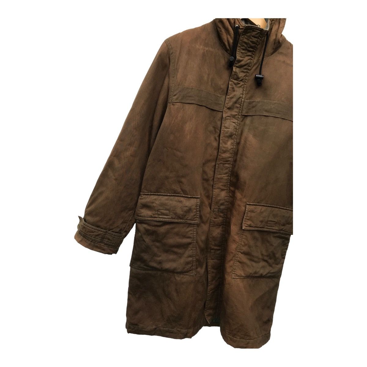 Boycott Boycott Japan Faded Military Style Parka Hoodie - STAINS Size US M / EU 48-50 / 2 - 4 Thumbnail