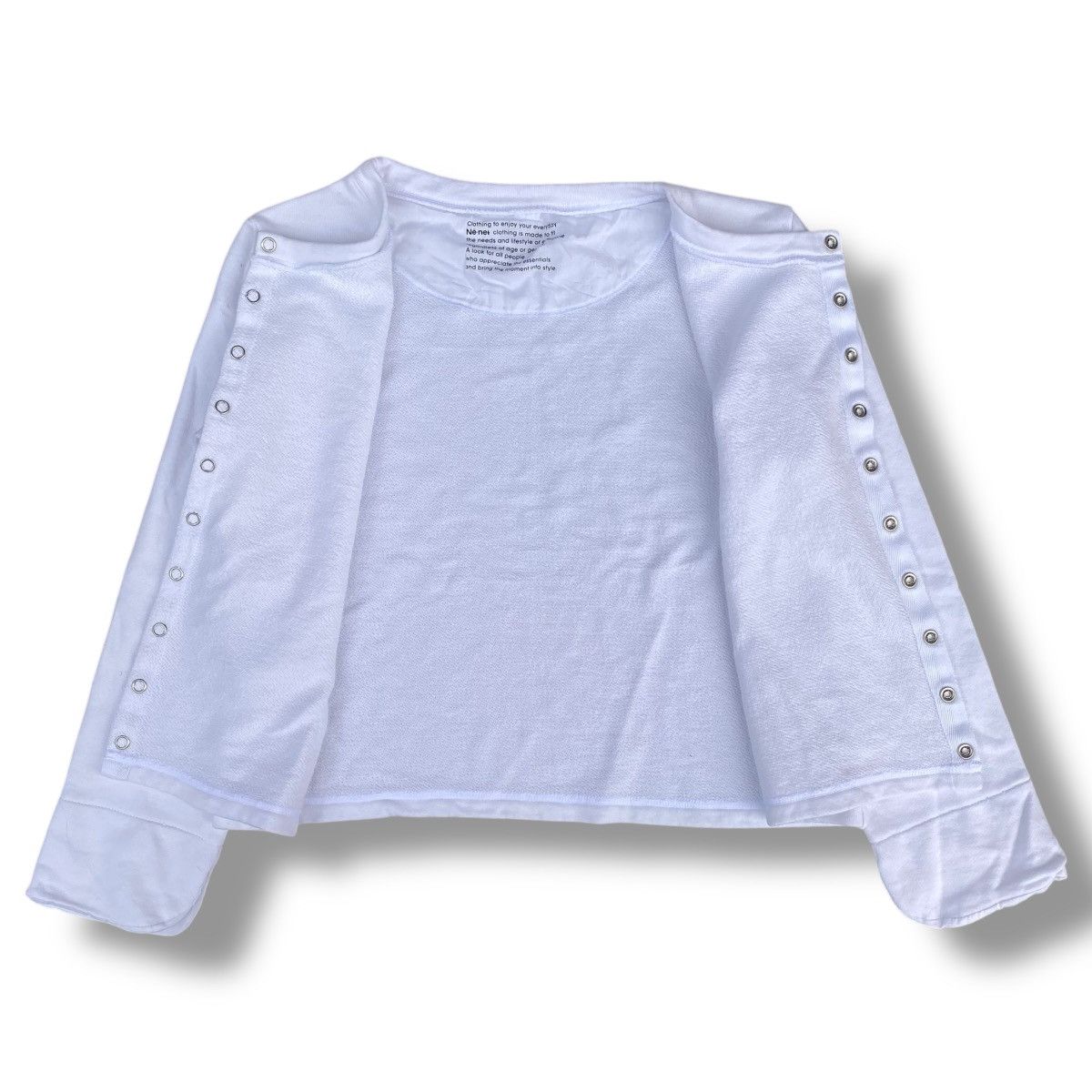 Issey Miyake × Ne-Net Vintage Ne-Net by Issey Miyake Snap Button Sweater. #E7 Size S / US 4 / IT 40 - 5 Thumbnail