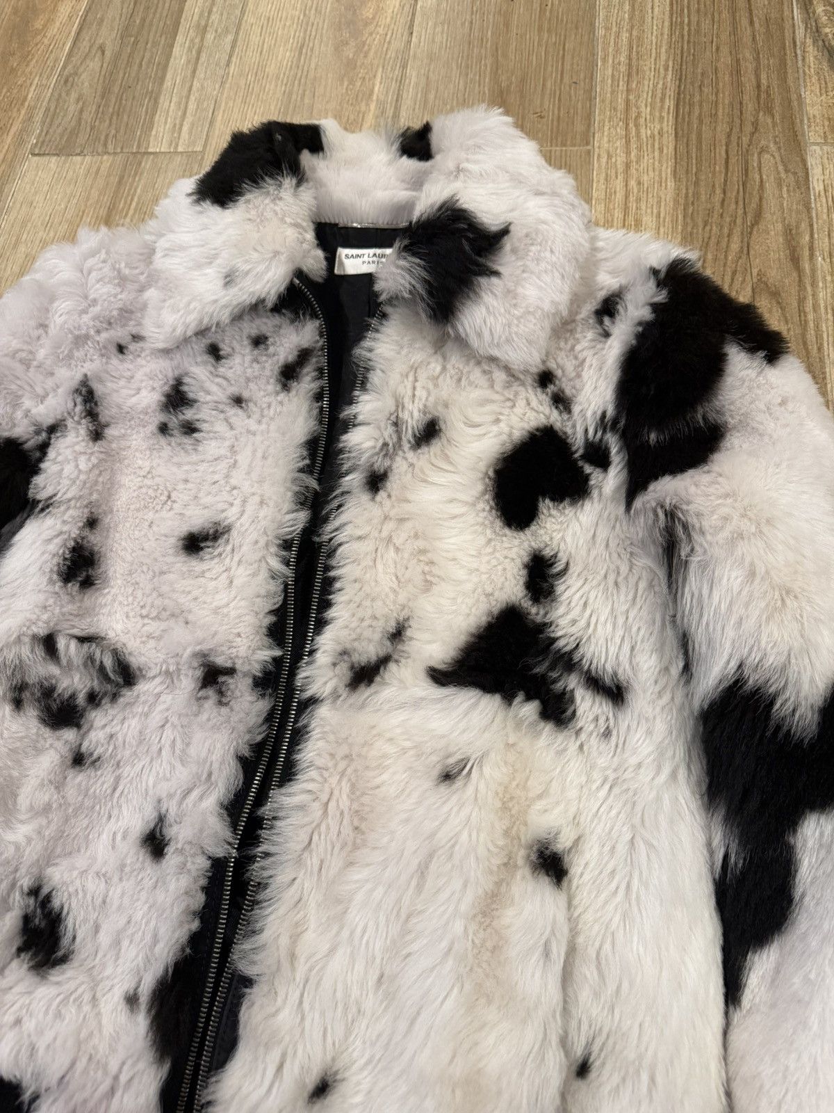 Saint Laurent Paris Saint Laurent Zebra Shearling Jacket Size US M / EU 48-50 / 2 - 4 Thumbnail