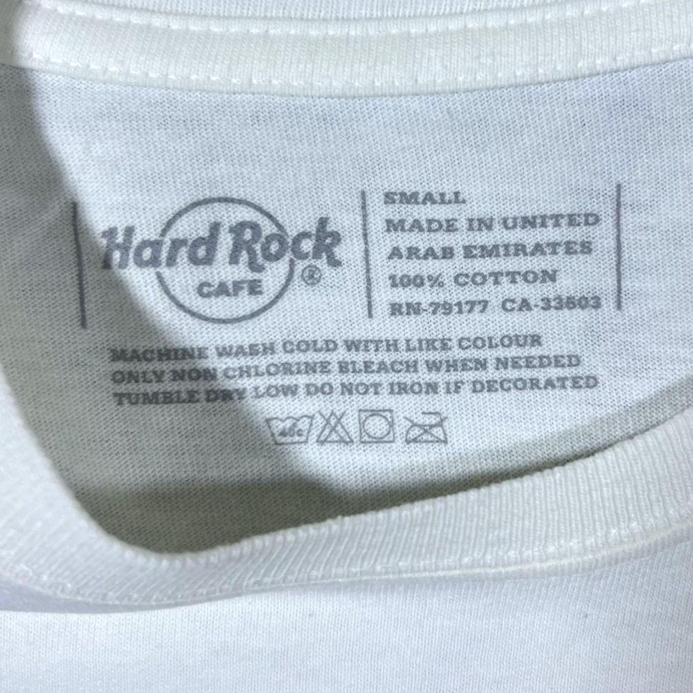 Hard Rock Cafe Hard Rock Cafe Amsterdam Classic Souvenir Logo Spellout Graphic T-Shirt Small Men's White Cotton Logo Graphic 1990s Size US S / EU 44-46 / 1 - 5 Thumbnail