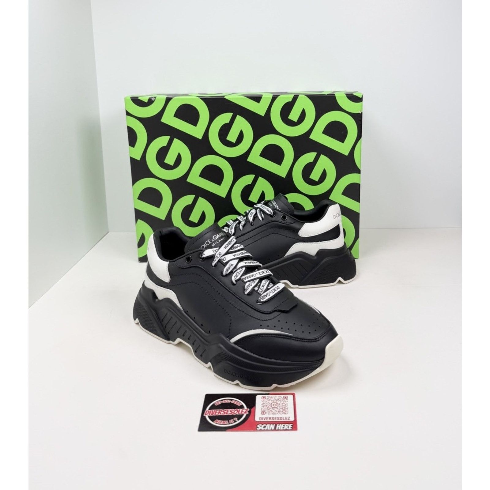 Dolce & Gabbana Size 6.5UK/7.5US - Dolce & Gabbana Daymaster Black Size US 7.5 / EU 40-41 - 1 Thumbnail