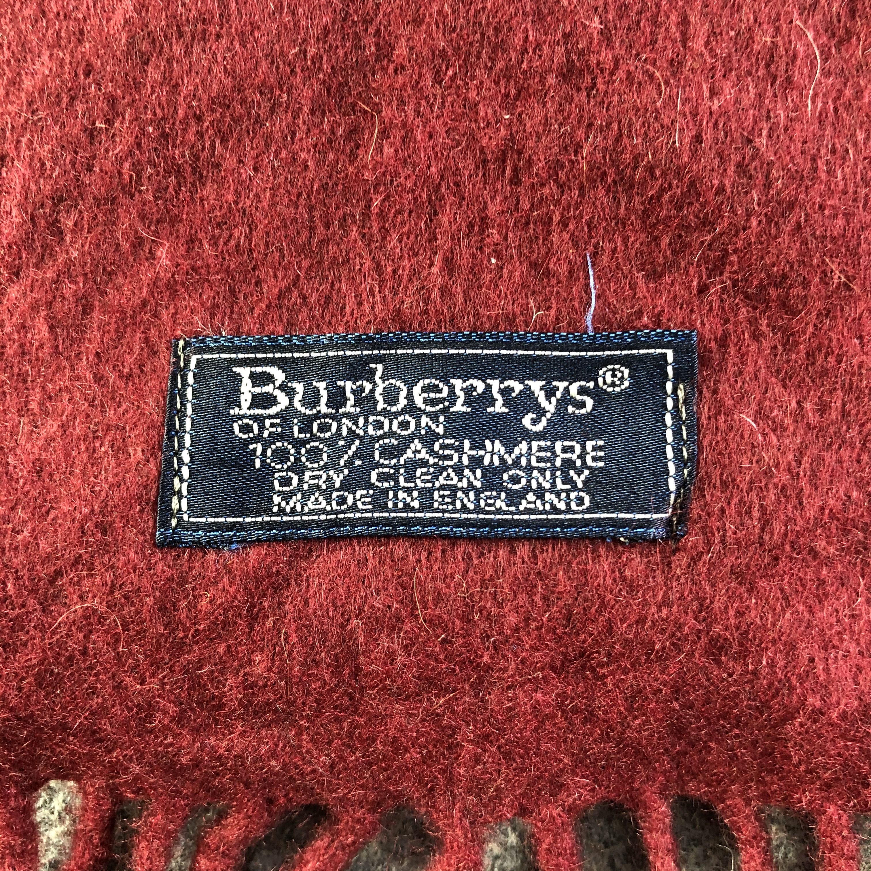 Burberry Burberry Cashmere Scarf / Muffler / Neckwear Size ONE SIZE - 8 Thumbnail