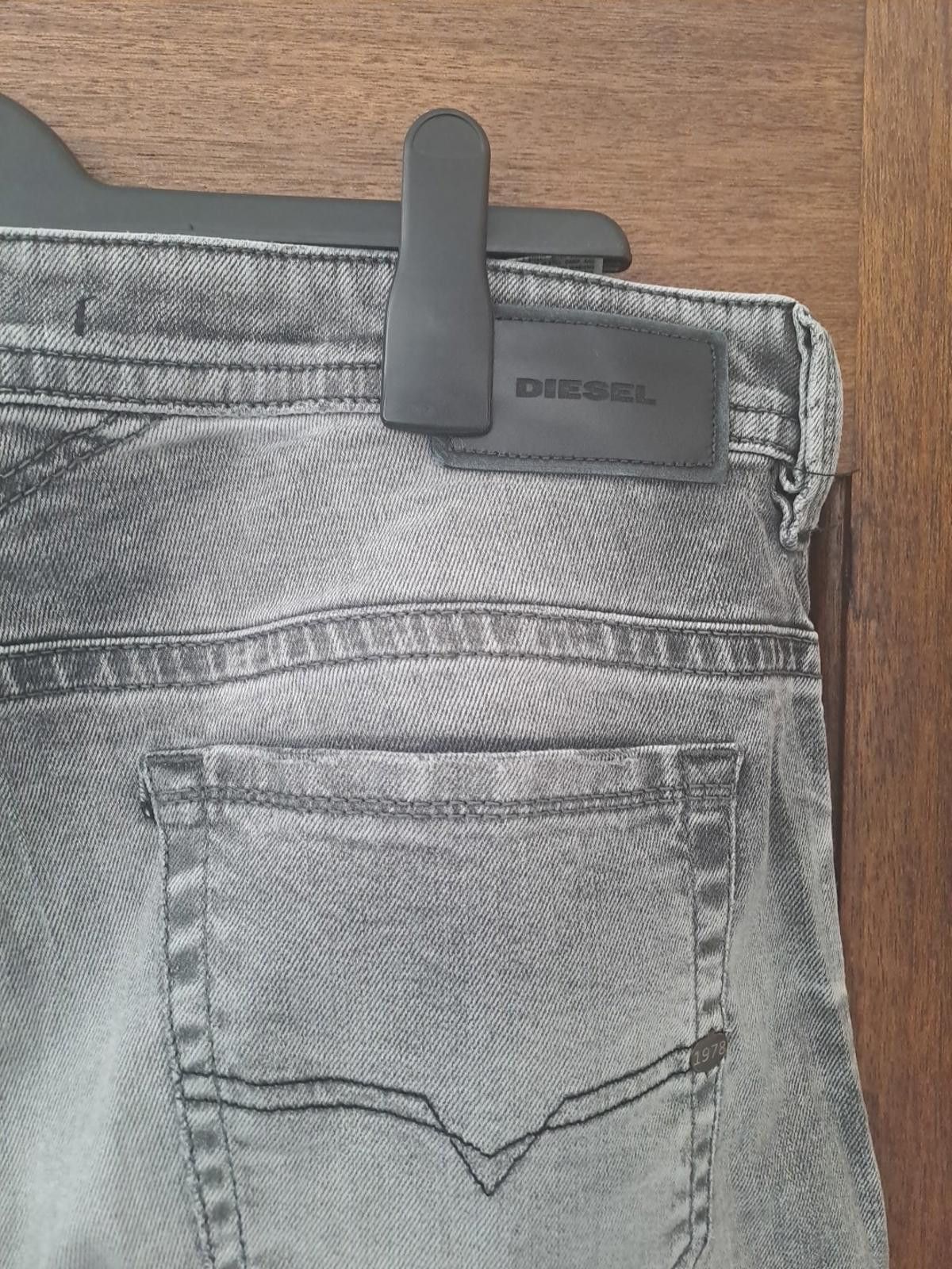 Diesel Diesel Thavar Dna Grey Jeans Mens Size 34/34 Distressed Slim Size US 34 / EU 50 - 8 Thumbnail