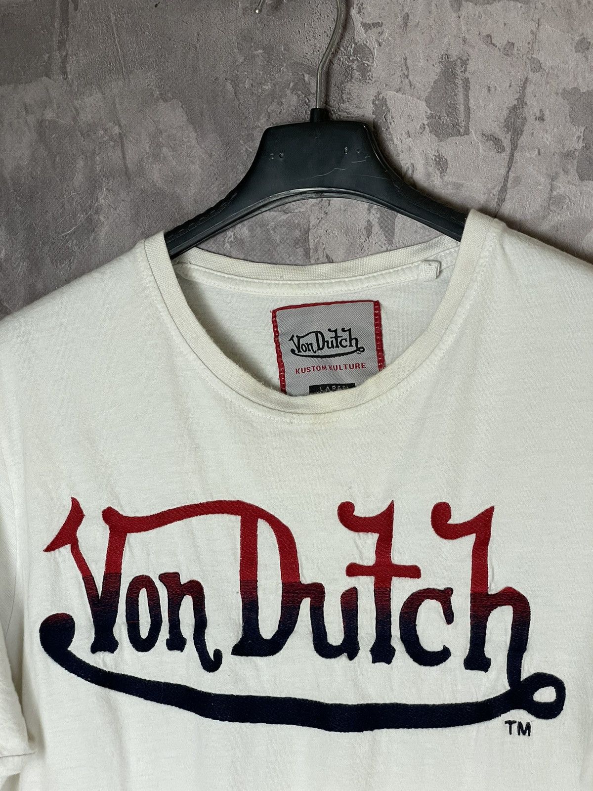 Von Dutch Von Dutch Classic Script Logo Stamp Graphic Tshirt Size US M / EU 48-50 / 2 - 7 Thumbnail