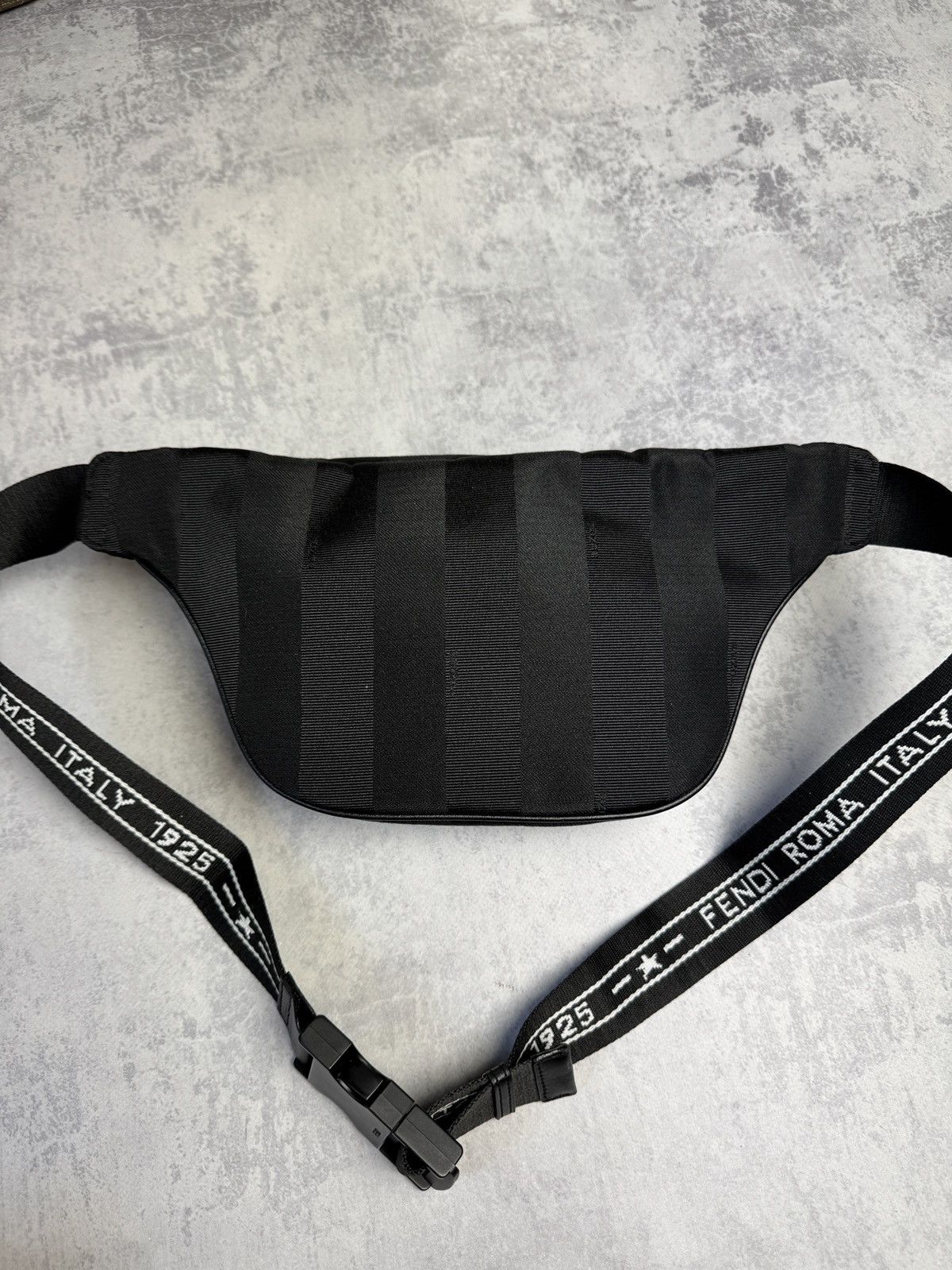 Fendi Nylon Pouch Luxury Sling Logo Banan Shoulder Y2K Bag