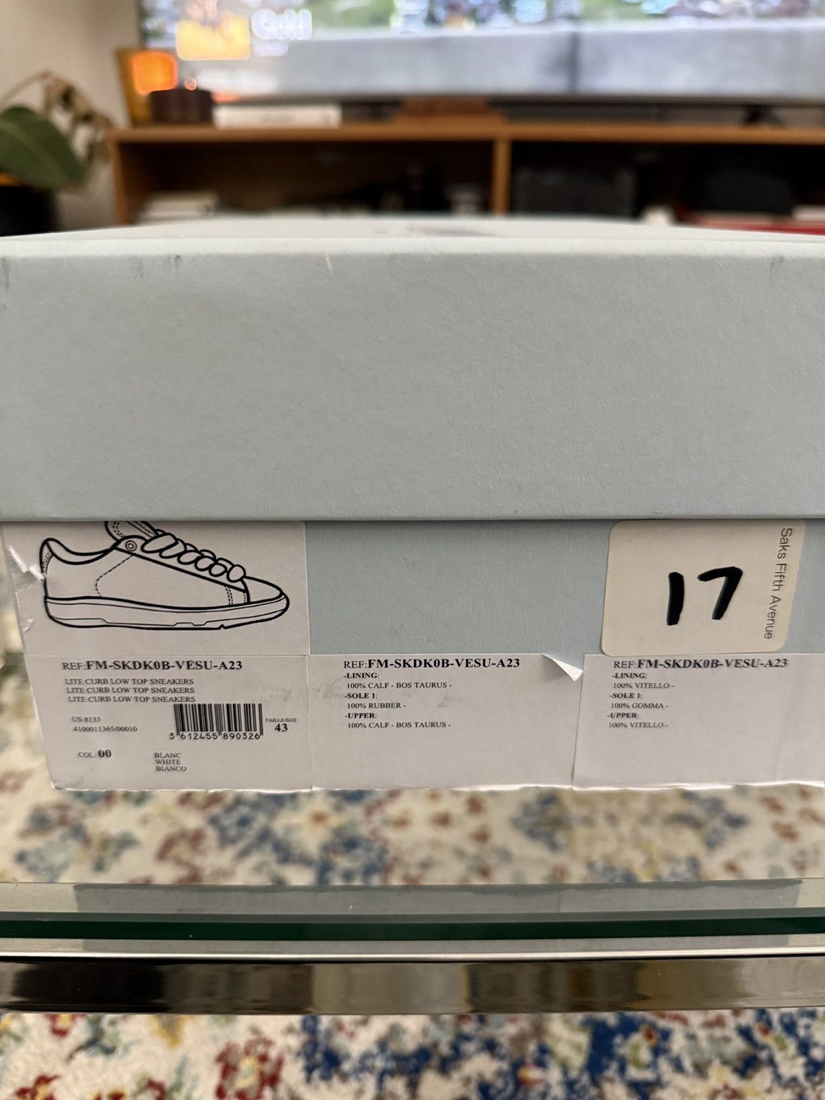 Lanvin Lanvin Lite Curb Low Top Sneakers Size US 10 / EU 43 - 6 Thumbnail