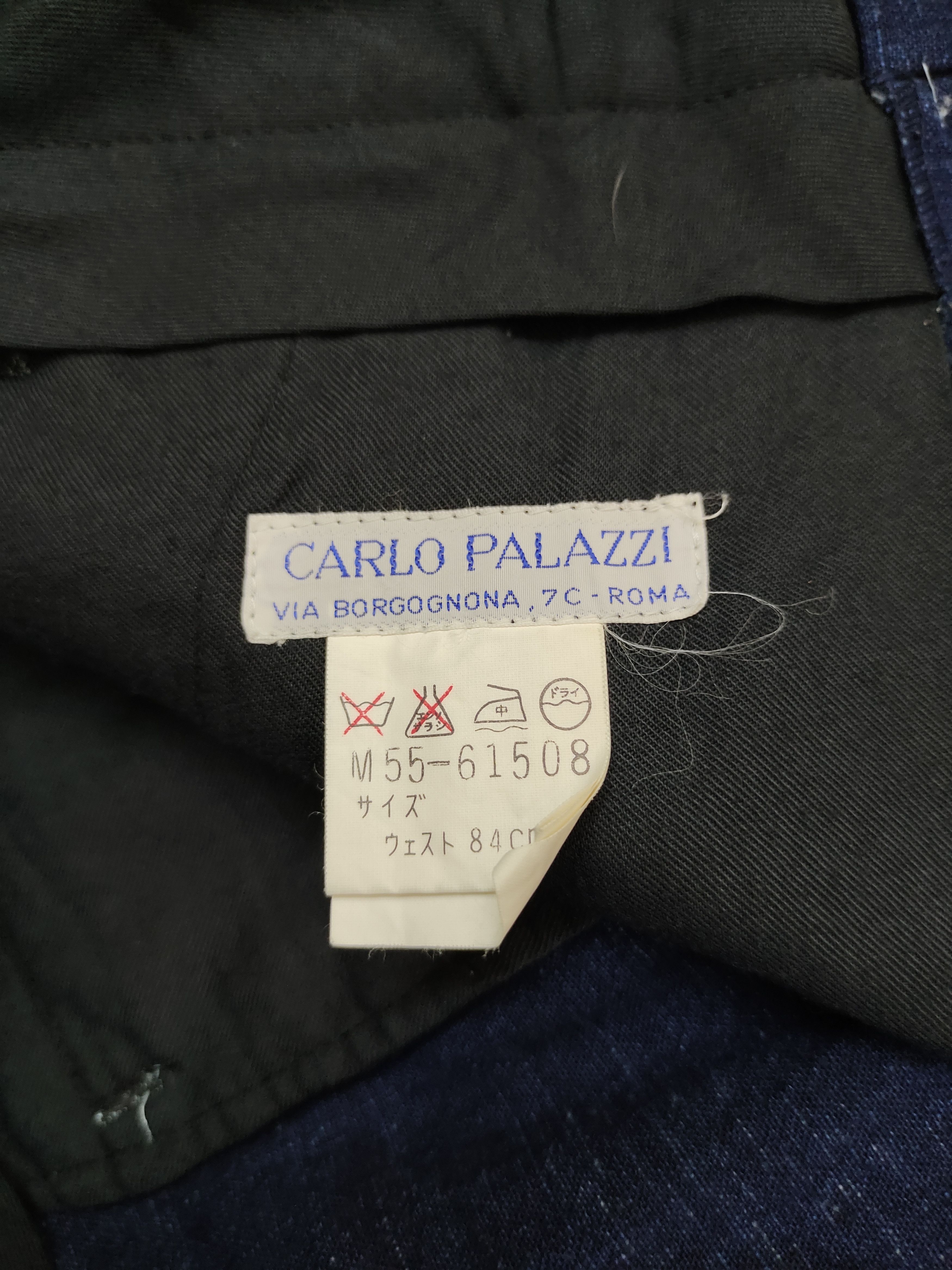 Carlo Palazzi Vintage 90s Carlo Palazzi Indigo Baggy Balloon Trousers Size US 32 / EU 48 - 13 Thumbnail