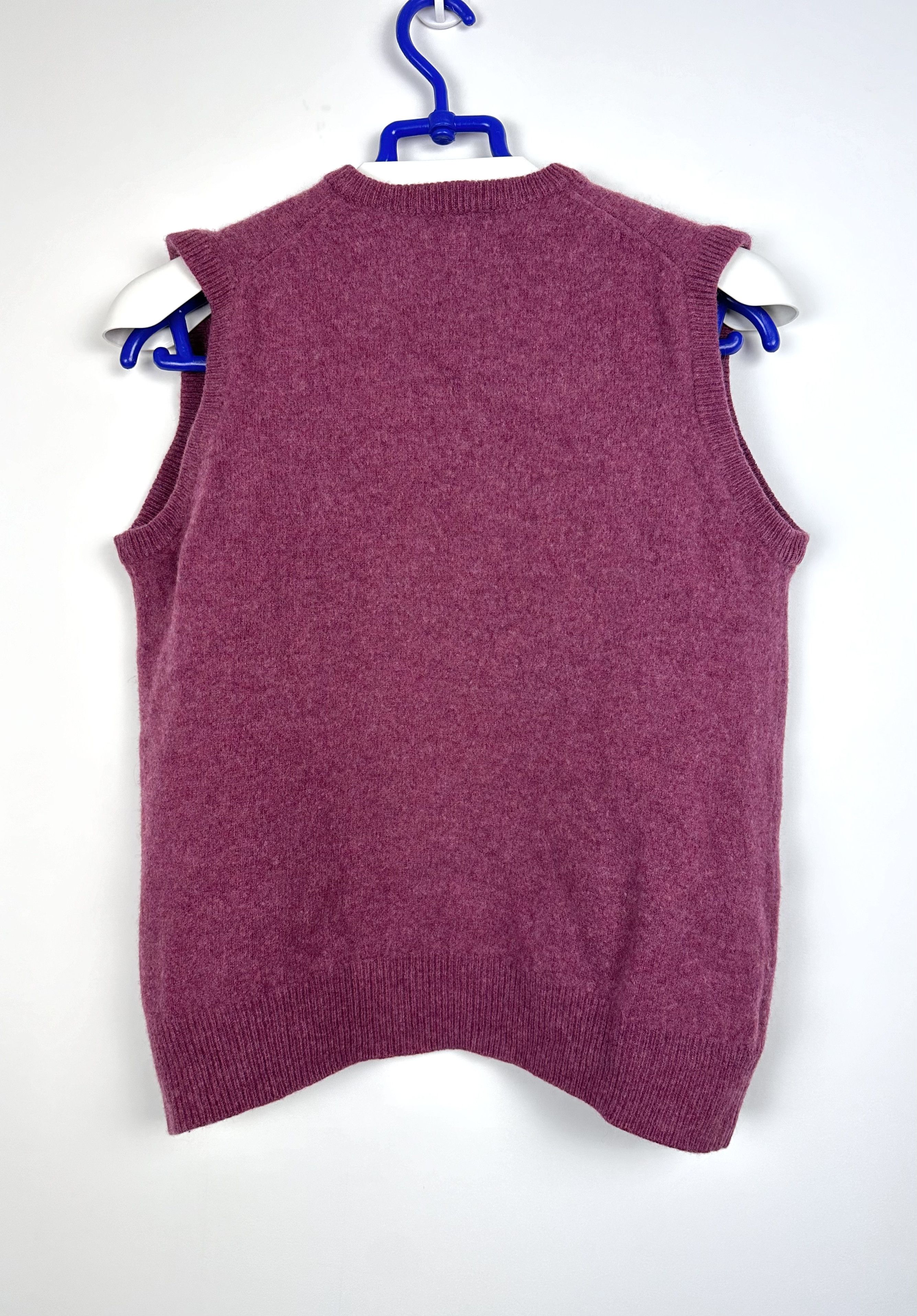 Designer House of Bruar Sleeveless Wool Vest Size M / US 6-8 / IT 42-44 - 6 Thumbnail
