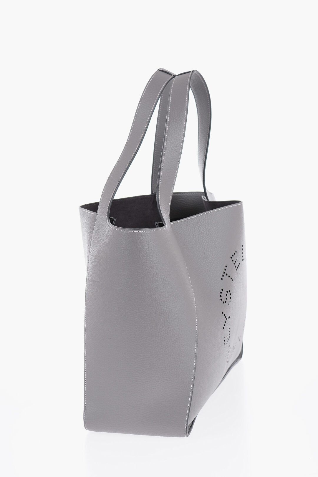 Stella McCartney og1mm0824 Size: OS / Vegan Leather Tote Bag in Grey Size ONE SIZE - 2 Thumbnail