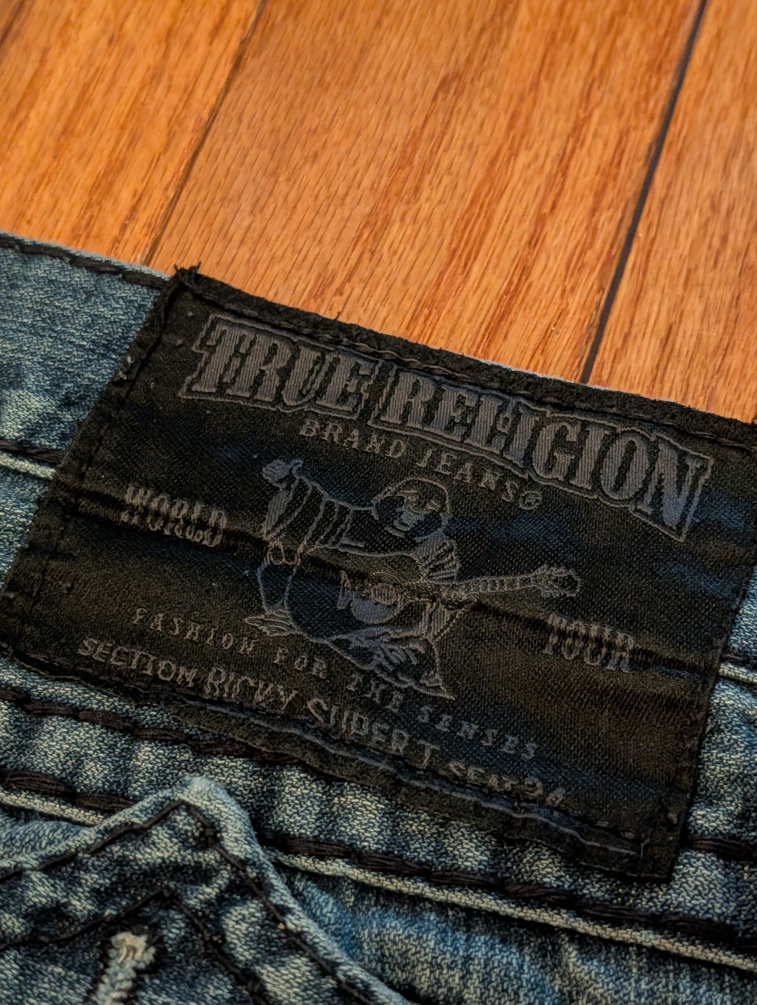 True Religion True Religion Ricky Super T Jeans Made in USA Triple Stitch Size US 38 / EU 54 - 4 Thumbnail