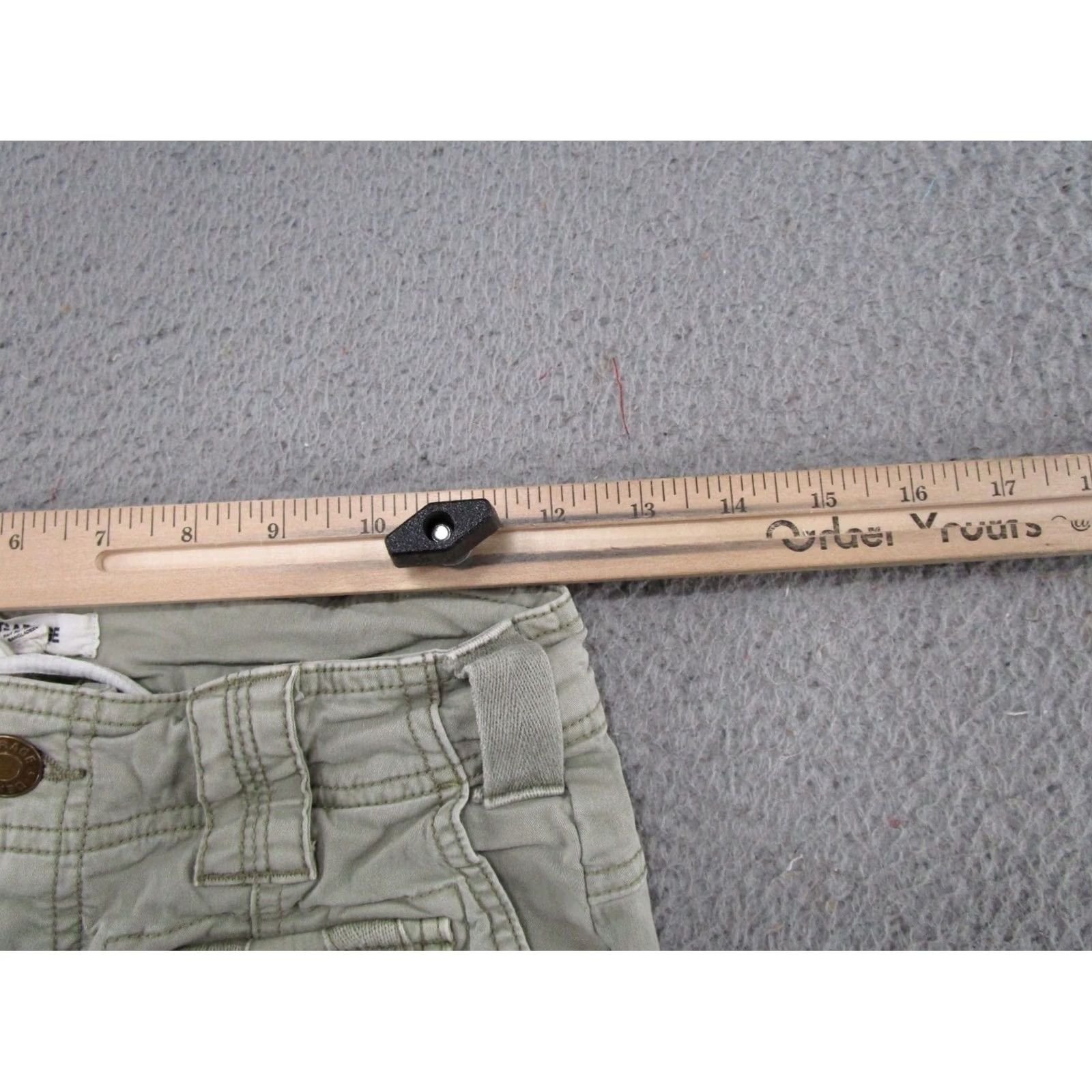 Garage Garage Green Denim Flared Leg Jeans Womens Size 0 Mid Rise Size 25" / US 0 / IT 36 - 6 Thumbnail