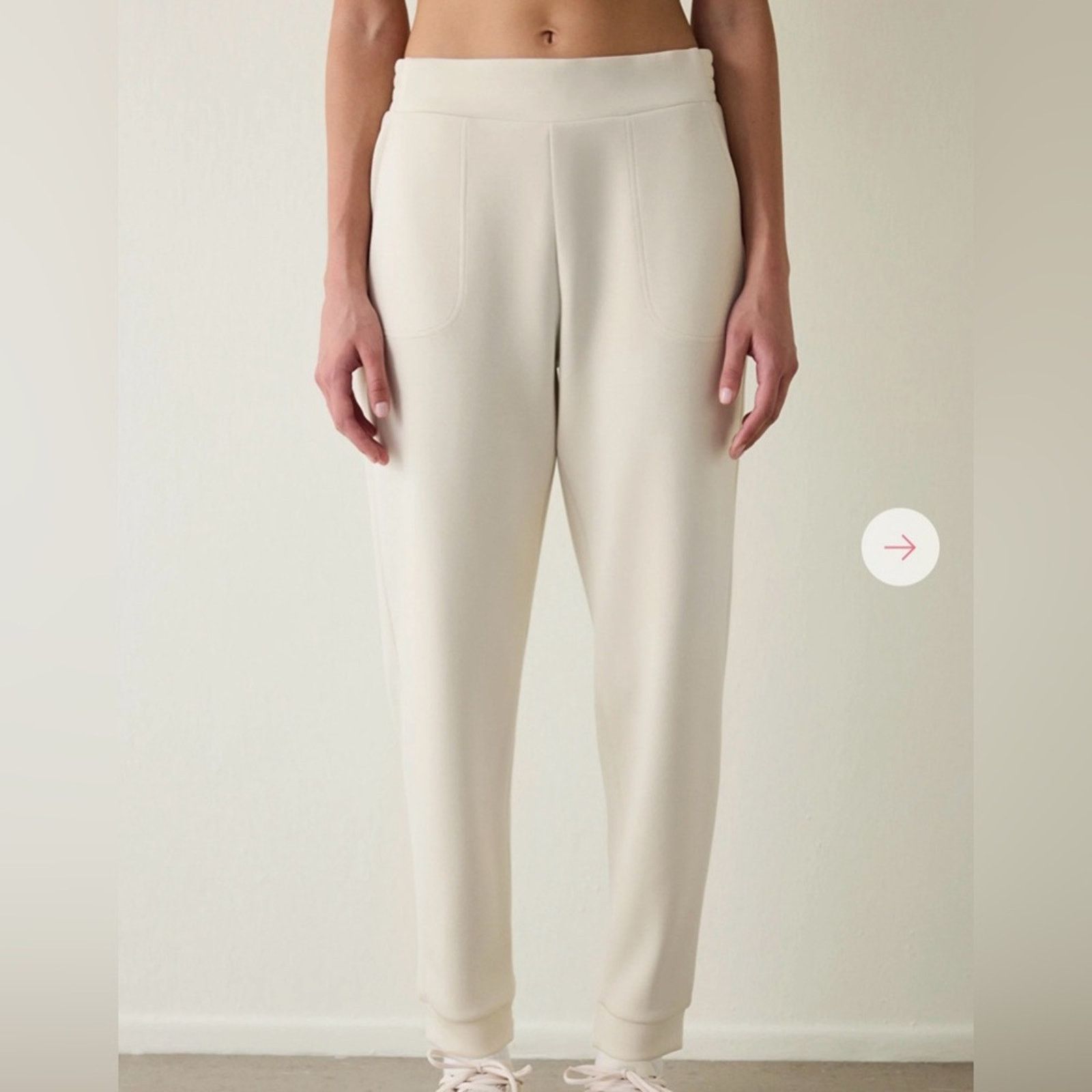 Other Slim High-Rise Cream Ponte Pants size XS/S Size 25" / US 0 / IT 36 - 1 Thumbnail