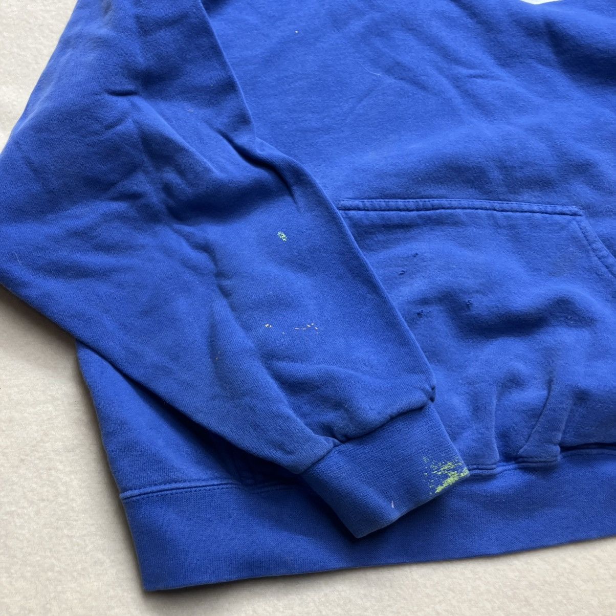 Nike 90’s nike hoodie grey tag royal blue boxy Size US M / EU 48-50 / 2 - 6 Thumbnail