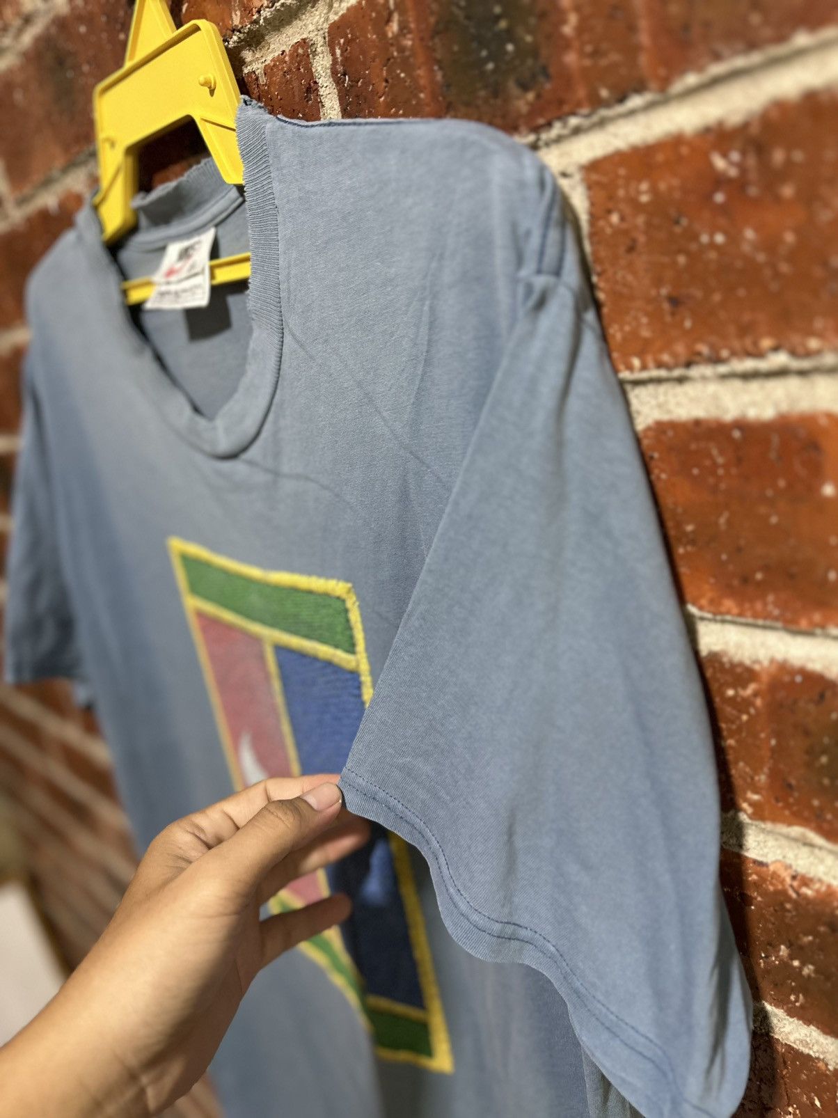 Nike Thrashed Vintage Nike Court Tee Size US L / EU 52-54 / 3 - 6 Thumbnail
