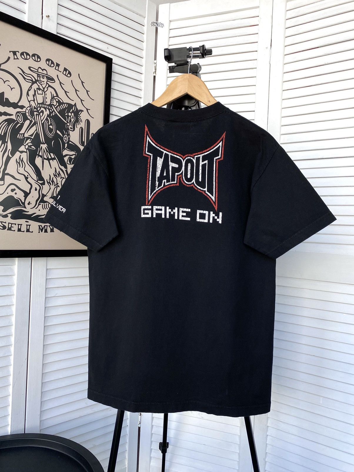 Nintendo × Vintage Vintage Tapout x Jens Pulver Signature Nintendo Tee Shirt Size US M / EU 48-50 / 2 - 2 Thumbnail