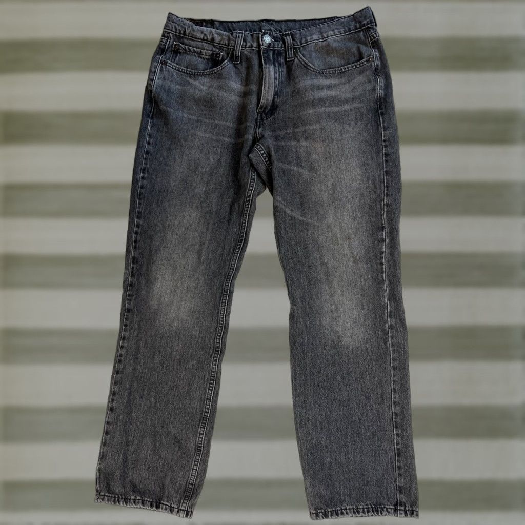 Levi's Levi's 514 Straight Jeans Black Sz 34x30 Mens Denim Cotton Blend Stretch Regular Inseam 30in 34x30 jeans Mens Black Gray Levi's 514 90s Size US 34 / EU 50 - 1 Thumbnail