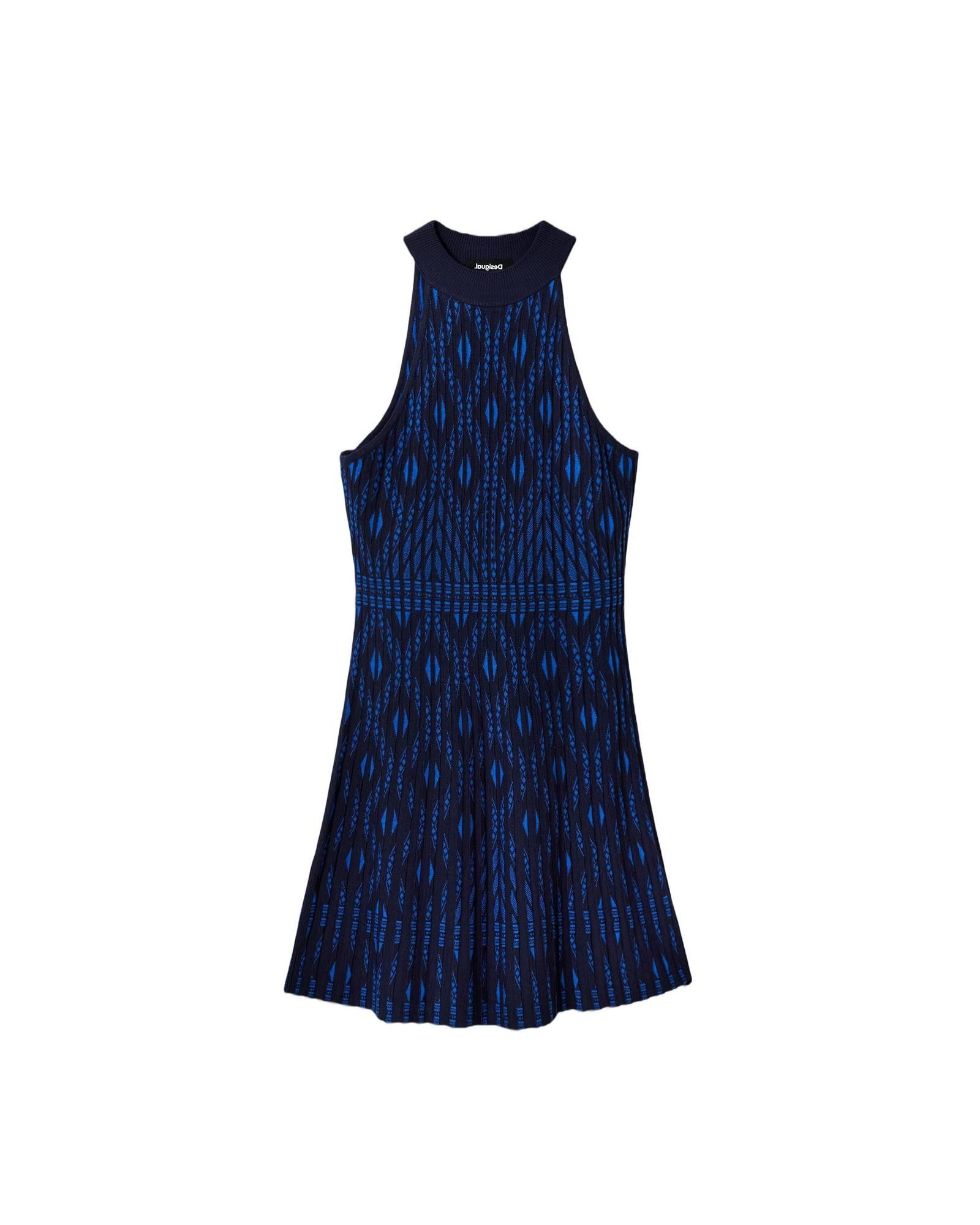 Image of Desigual Print Sleeveless Dress in Blue, Women's (Size XL)