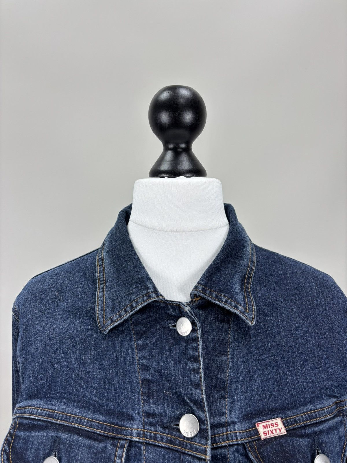 Miss Sixty Womens denim jacket Miss Sixty Size S/M Color Blue Size S / US 4 / IT 40 - 4 Thumbnail