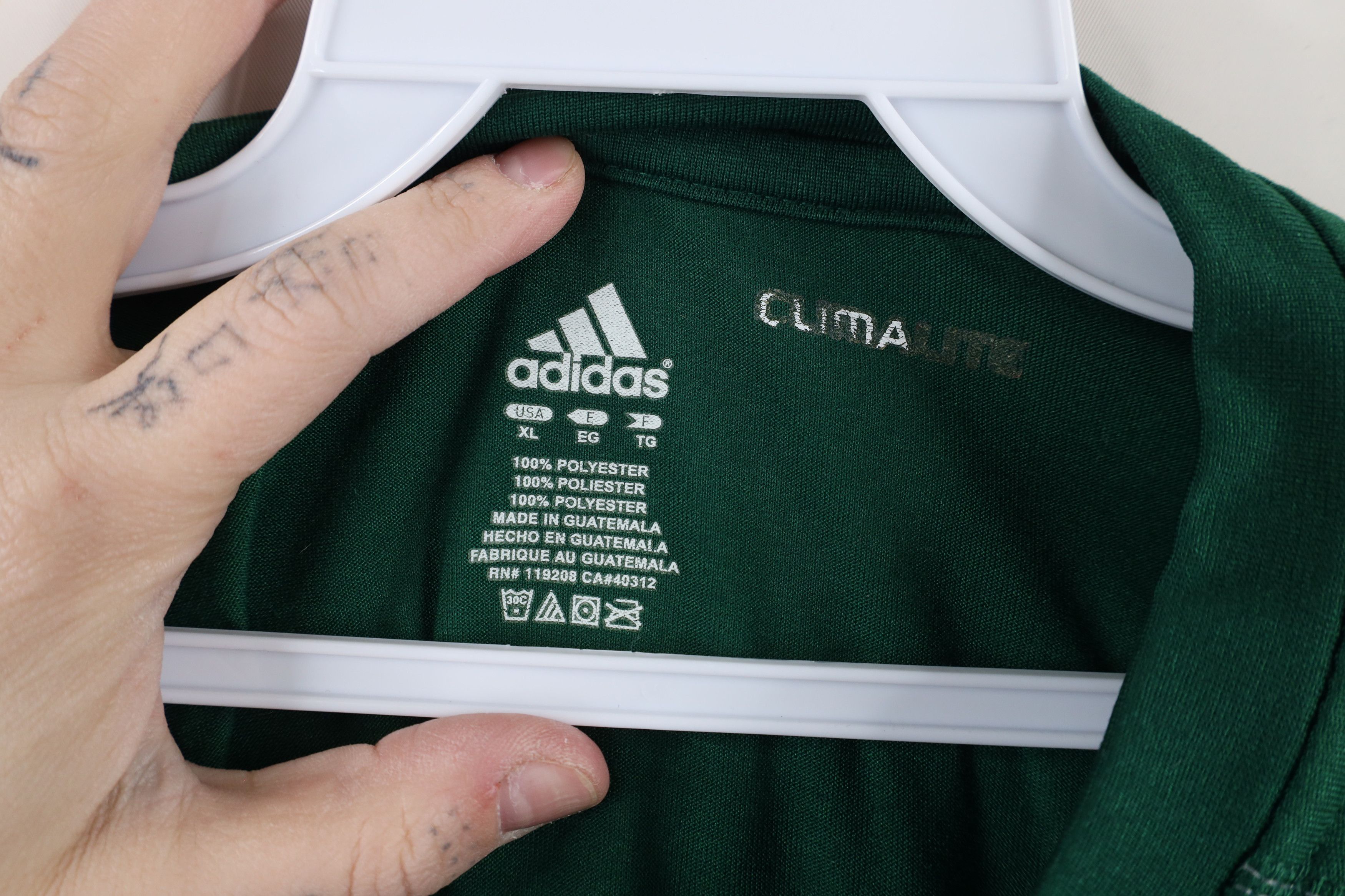 Adidas × Vintage Adidas Notre Dame University Football Long Sleeve T-Shirt Size US XL / EU 56 / 4 - 7 Thumbnail