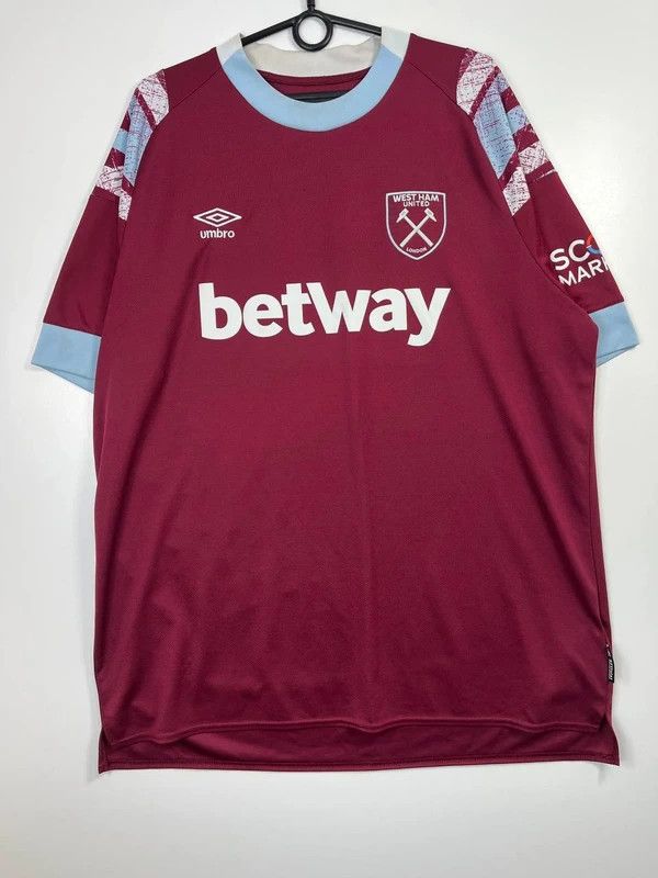 Umbro West Ham 2022 23 Home Umbro Football Soccer Jersey Sz XL Size US XL / EU 56 / 4 - 1 Thumbnail
