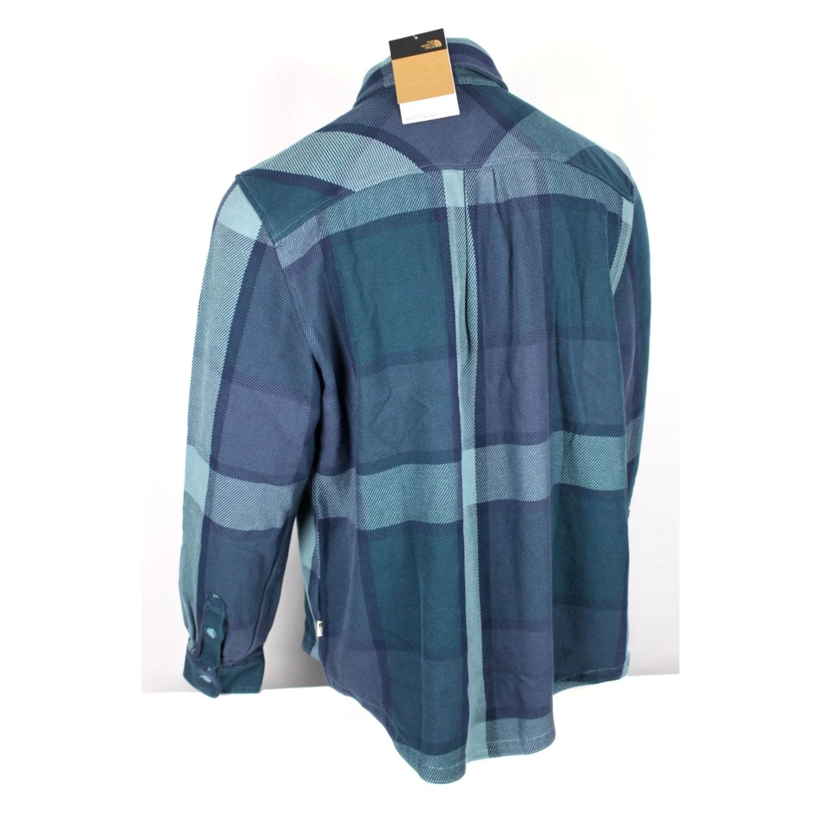 The North Face VINTAGE The North Face Men's Valley Twill Flannel Button Shirt XXL Algae Blue Size US XXL / EU 58 / 5 - 2 Thumbnail