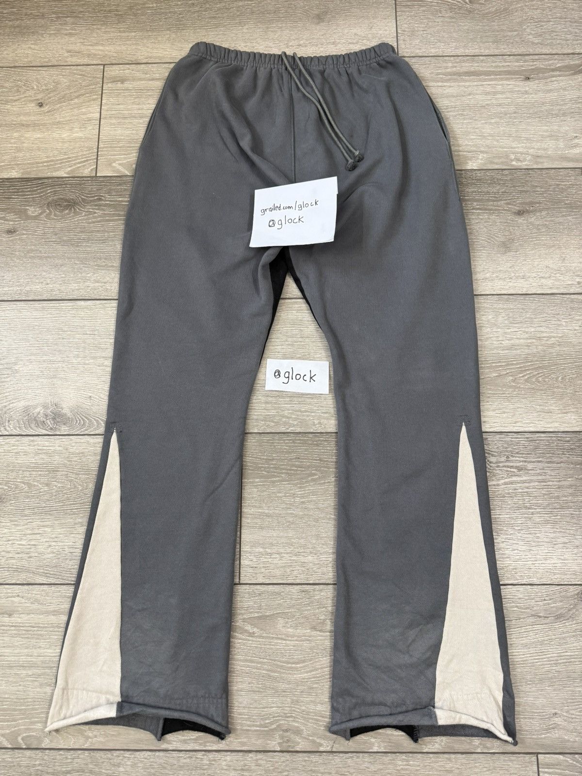 Gallery Dept. Gallery Dept Grey Black Flare Sweatpants Gallery Department Size US 34 / EU 50 - 6 Thumbnail